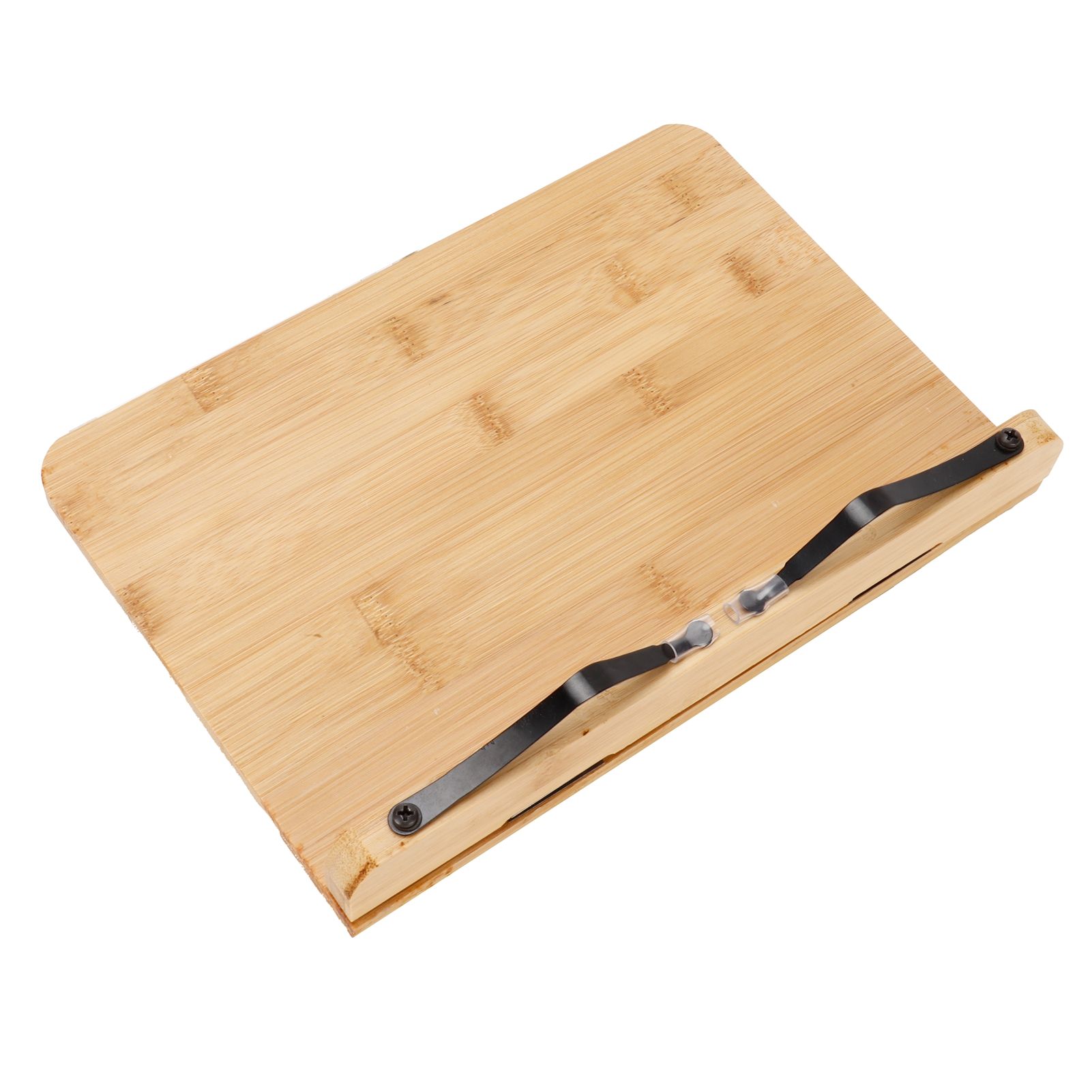 Bamboo Reading Stand Electronics Display Stand Recipe Book Holder for Book Reading view 6