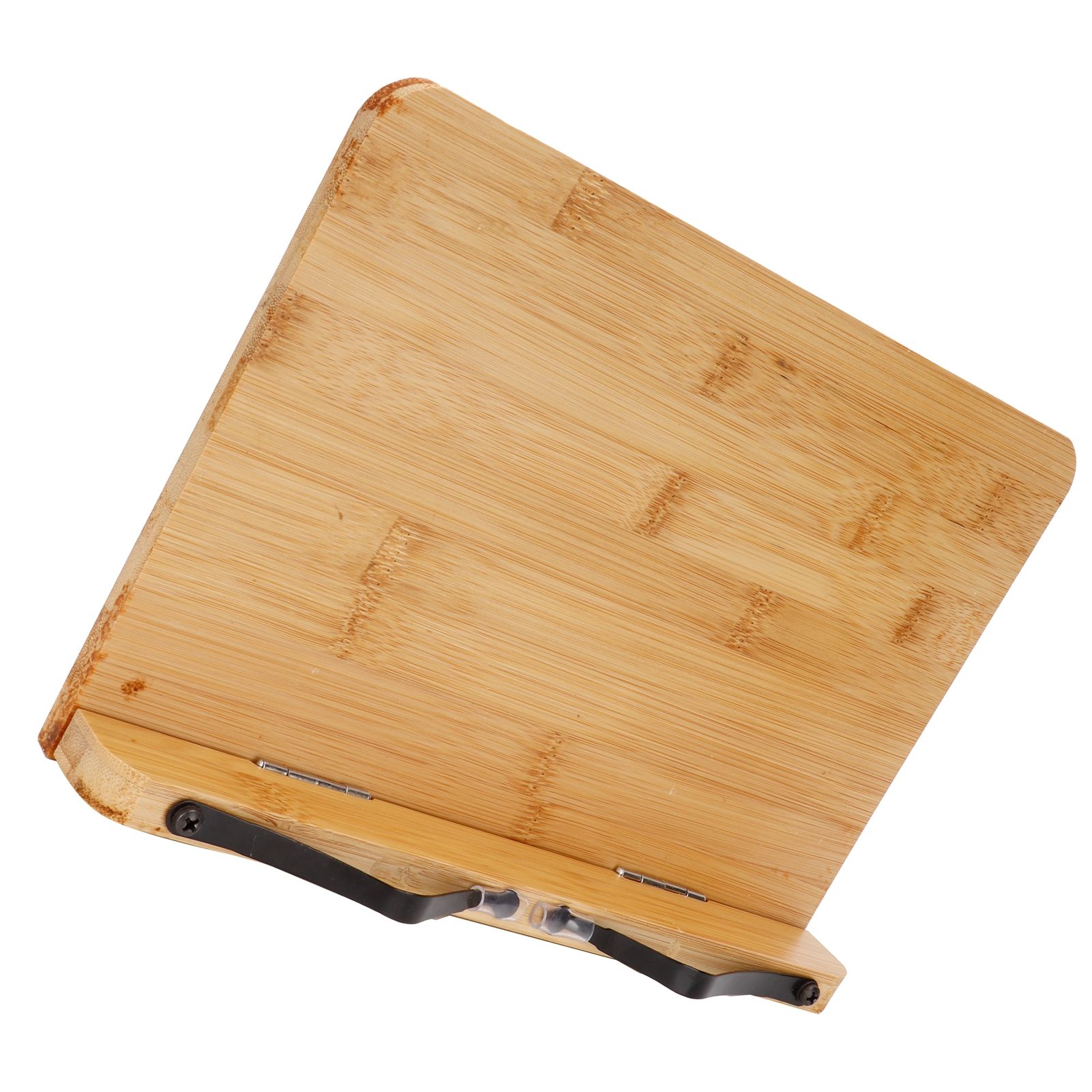 Bamboo Reading Stand Electronics Display Stand Recipe Book Holder for Book Reading view 8