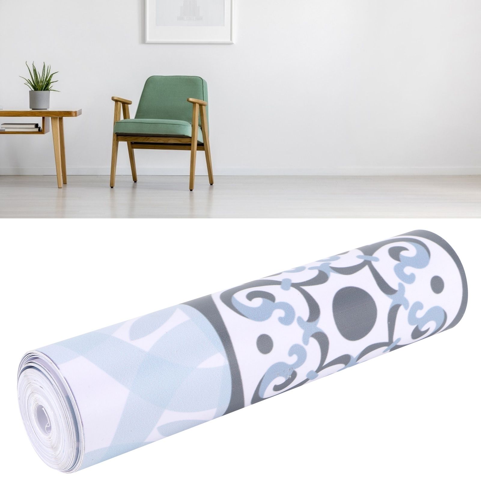 Baseboard Wallpaper Self Adhesive Wall Sticker Waterproof for Living Room view 12