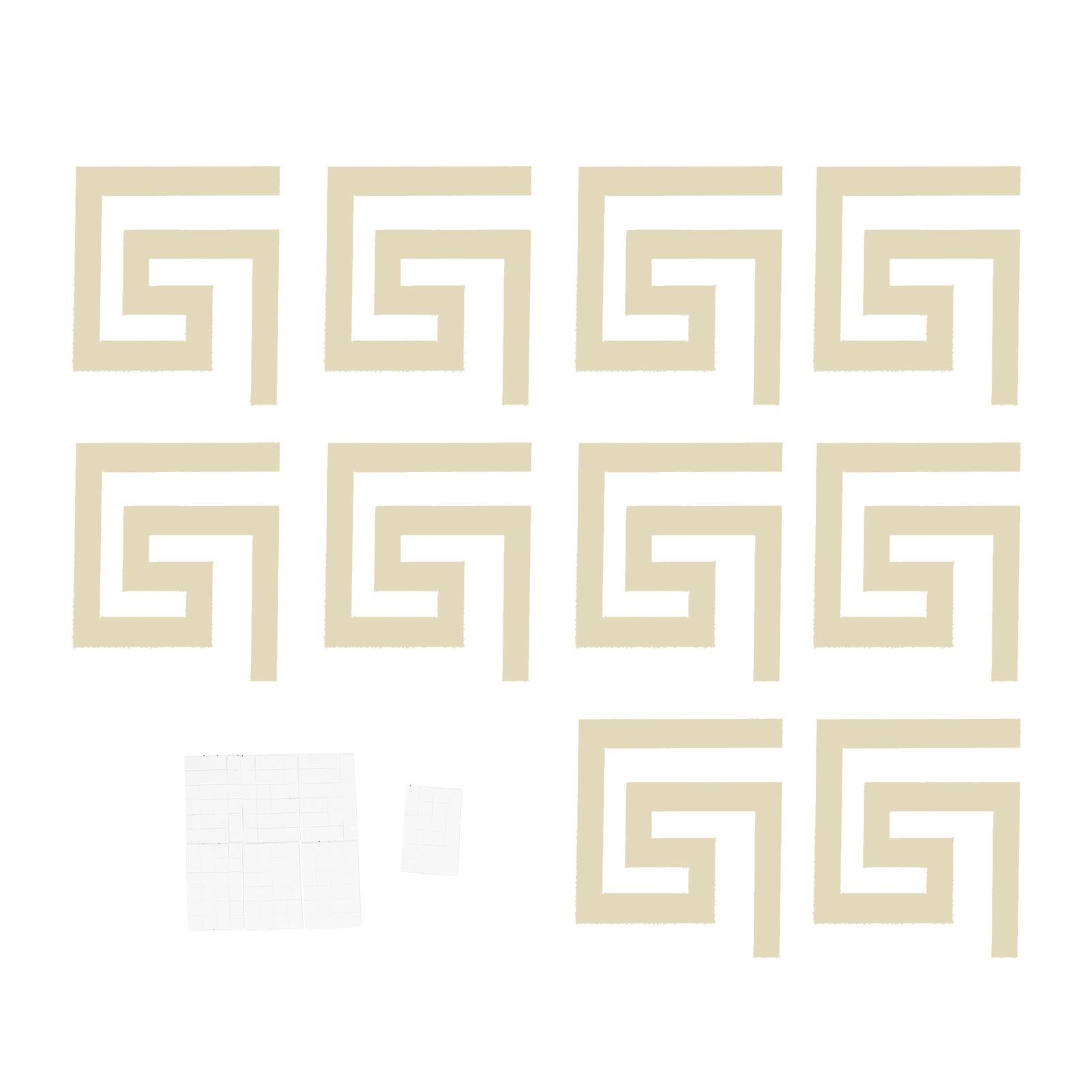 DIY Waist Line Sticker Modern Stereoscopic Decorative Wall Decals for Home view 2