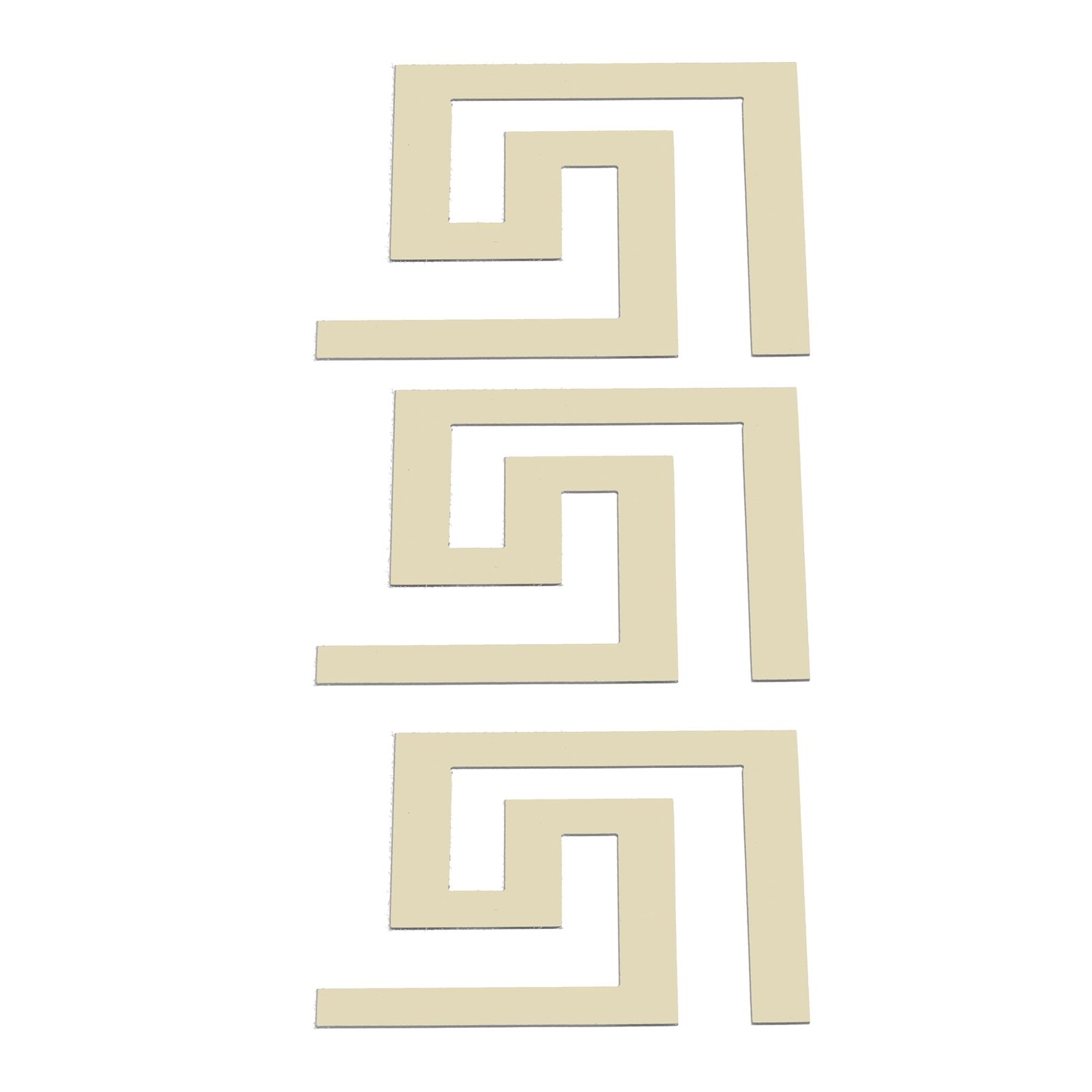 DIY Waist Line Sticker Modern Stereoscopic Decorative Wall Decals for Home view 10