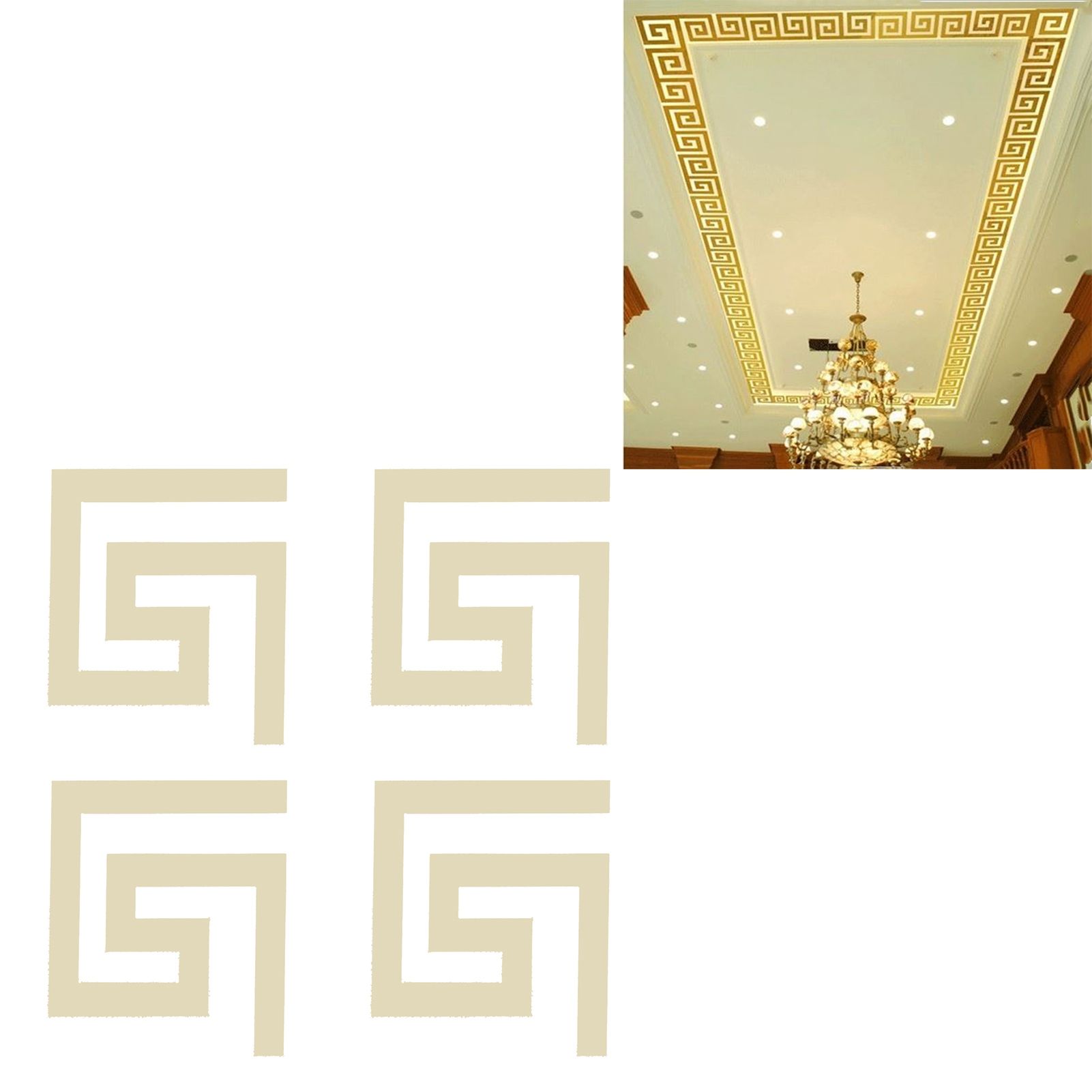 DIY Waist Line Sticker Modern Stereoscopic Decorative Wall Decals for Home view 11