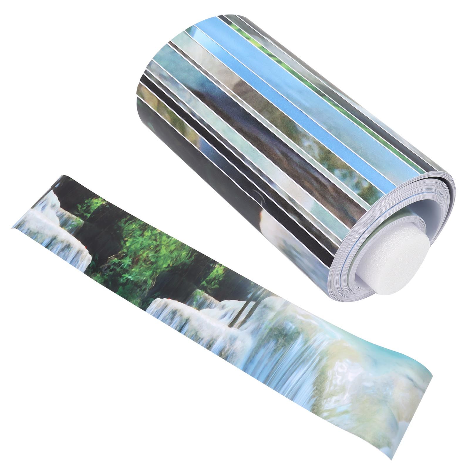 13Pcs/Set Waterfall Scenery Stairs Stickers Steps Renovation Stickers Home view 6