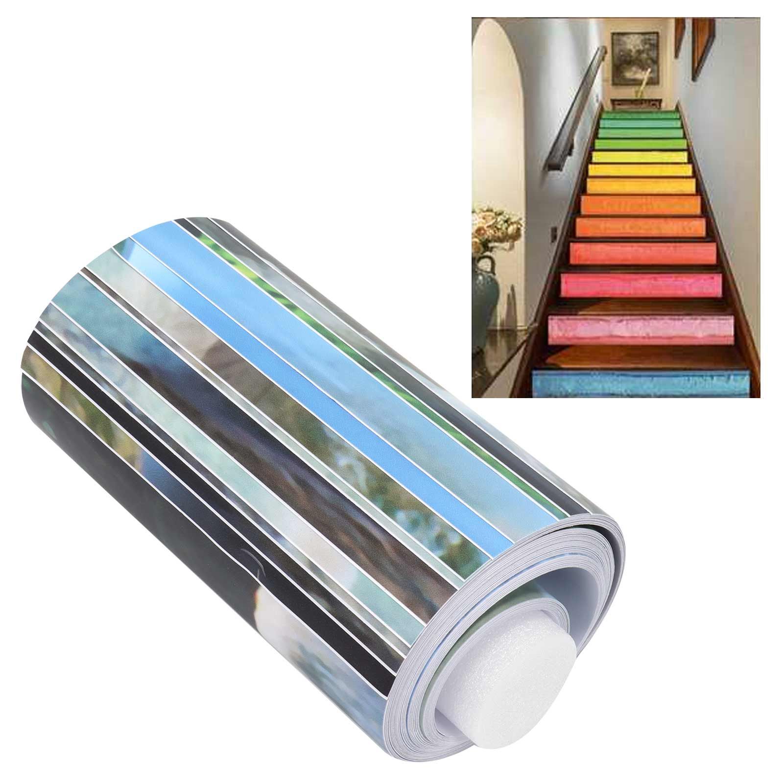 13Pcs/Set Waterfall Scenery Stairs Stickers Steps Renovation Stickers Home view 11