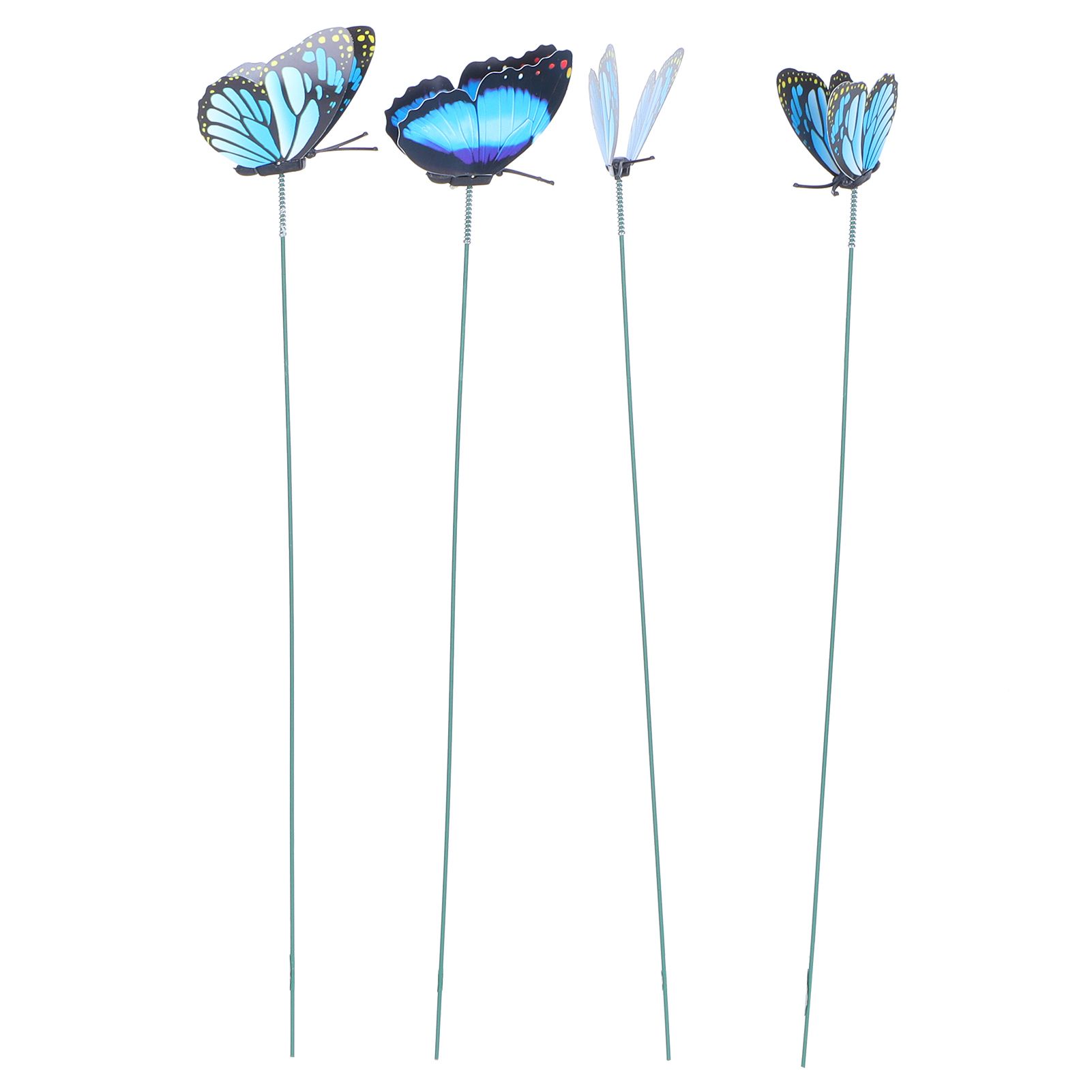 50PCS Simulation Butterflies Stakes Outdoor Garden Ornaments Patio Yard Decoration view 9