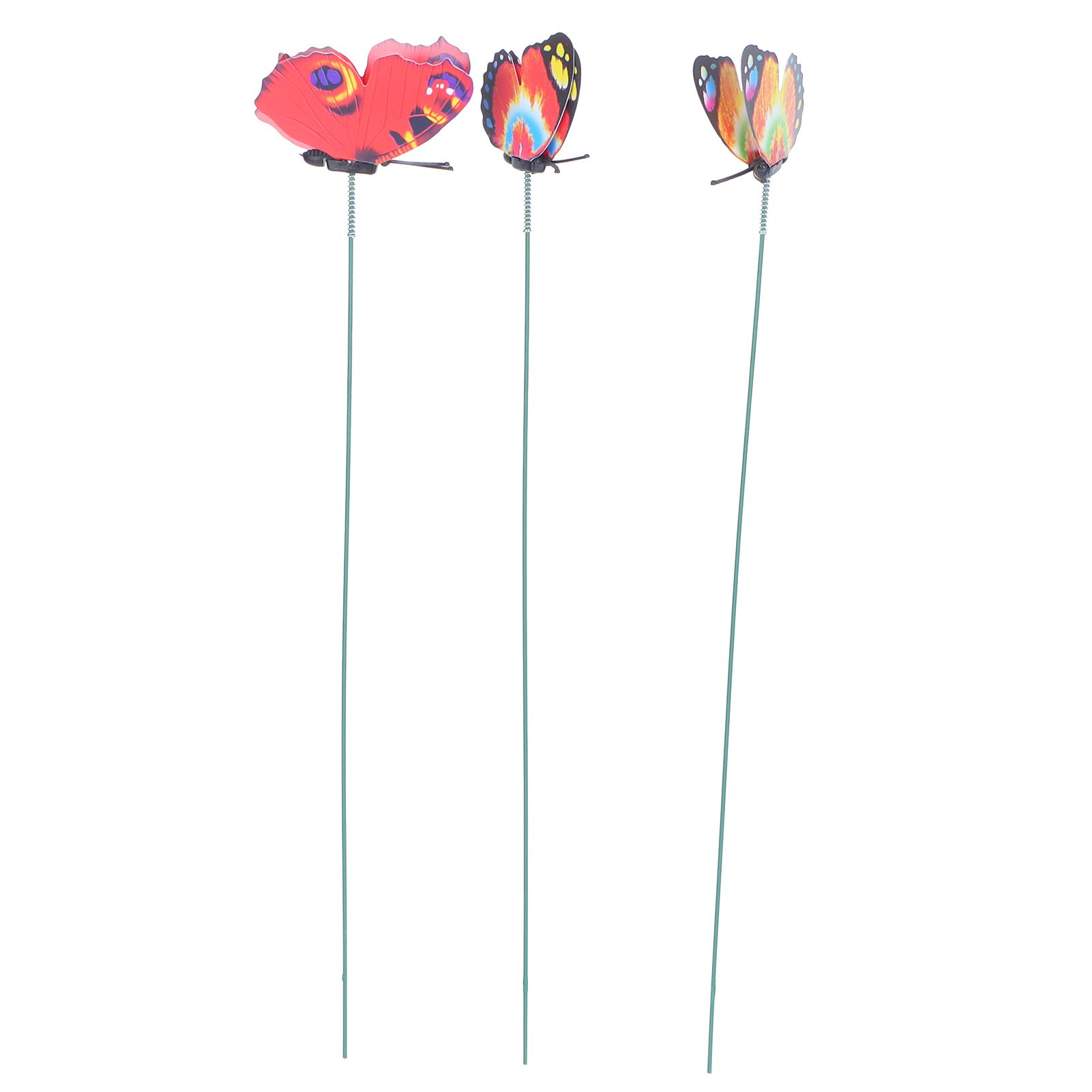 50PCS Simulation Butterflies Stakes Outdoor Garden Ornaments Patio Yard Decoration view 10