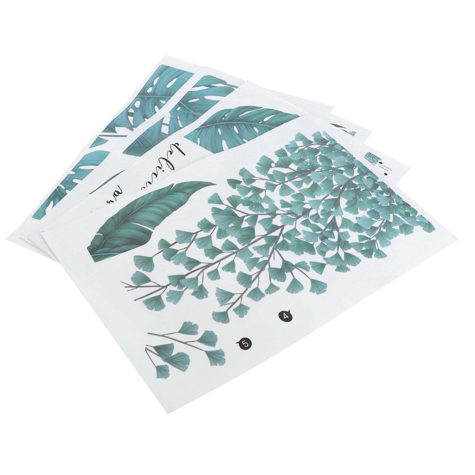 Wall Sticker DIY Innovative Green Plants Pattern Decals Home Bedroom Living view 4