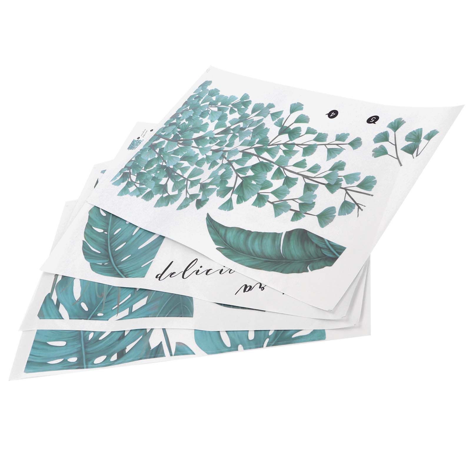 Wall Sticker DIY Innovative Green Plants Pattern Decals Home Bedroom Living view 5