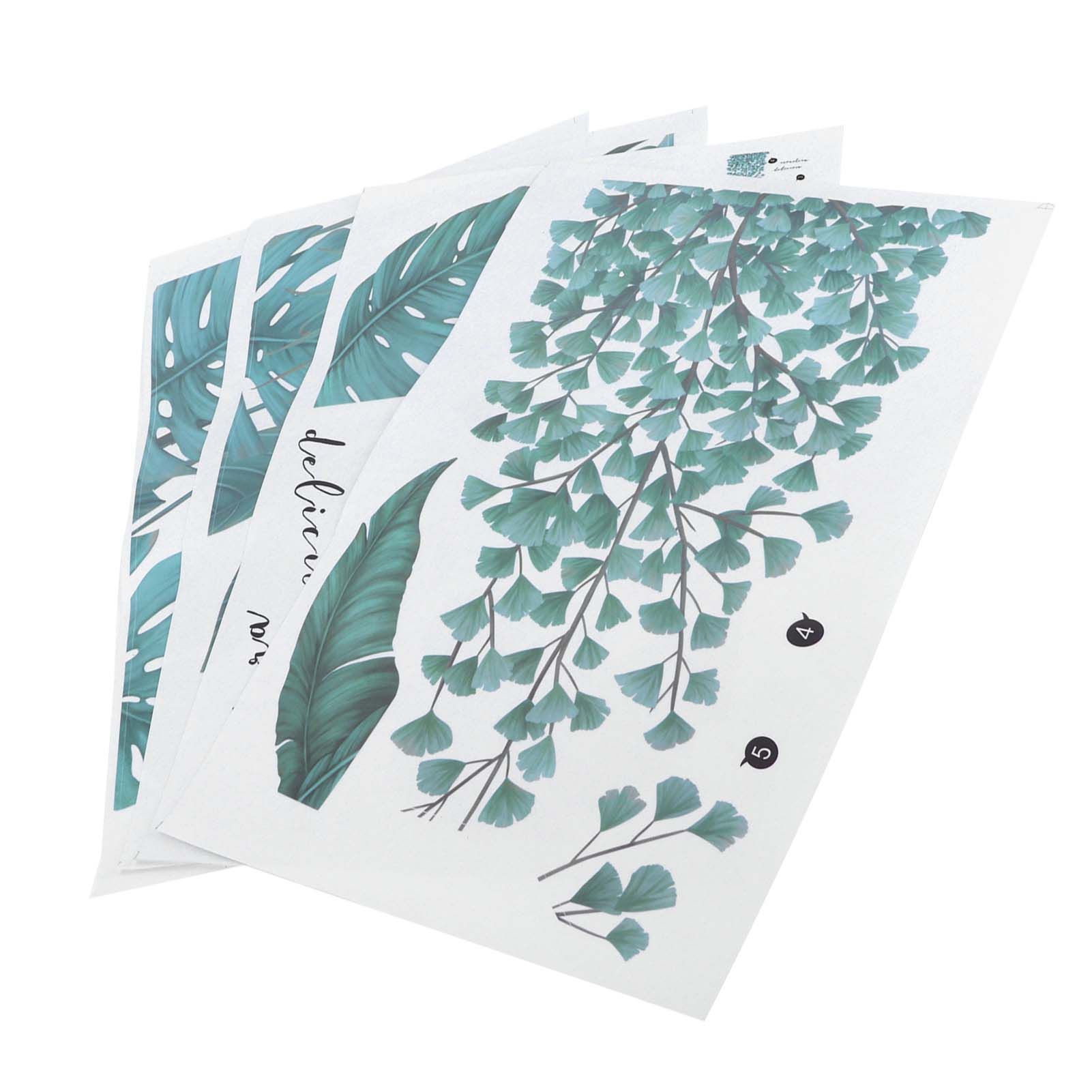 Wall Sticker DIY Innovative Green Plants Pattern Decals Home Bedroom Living view 7