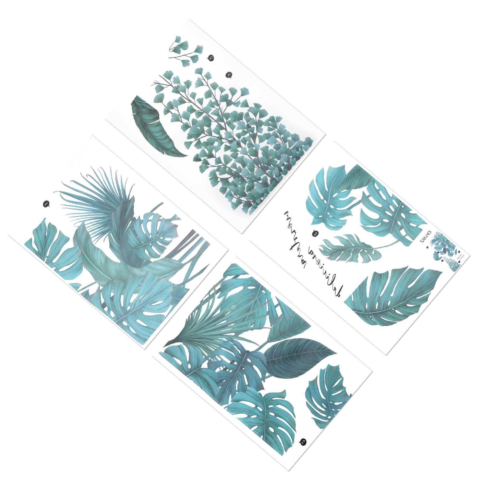Wall Sticker DIY Innovative Green Plants Pattern Decals Home Bedroom Living view 10