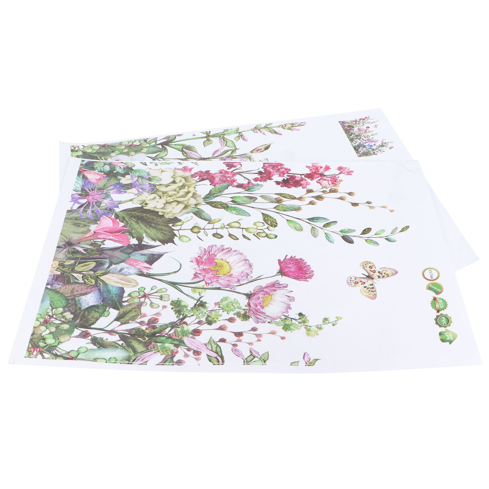 DIY Wall Stickers Plant Flowers Pattern Art Decals Bedroom Living Room view 4