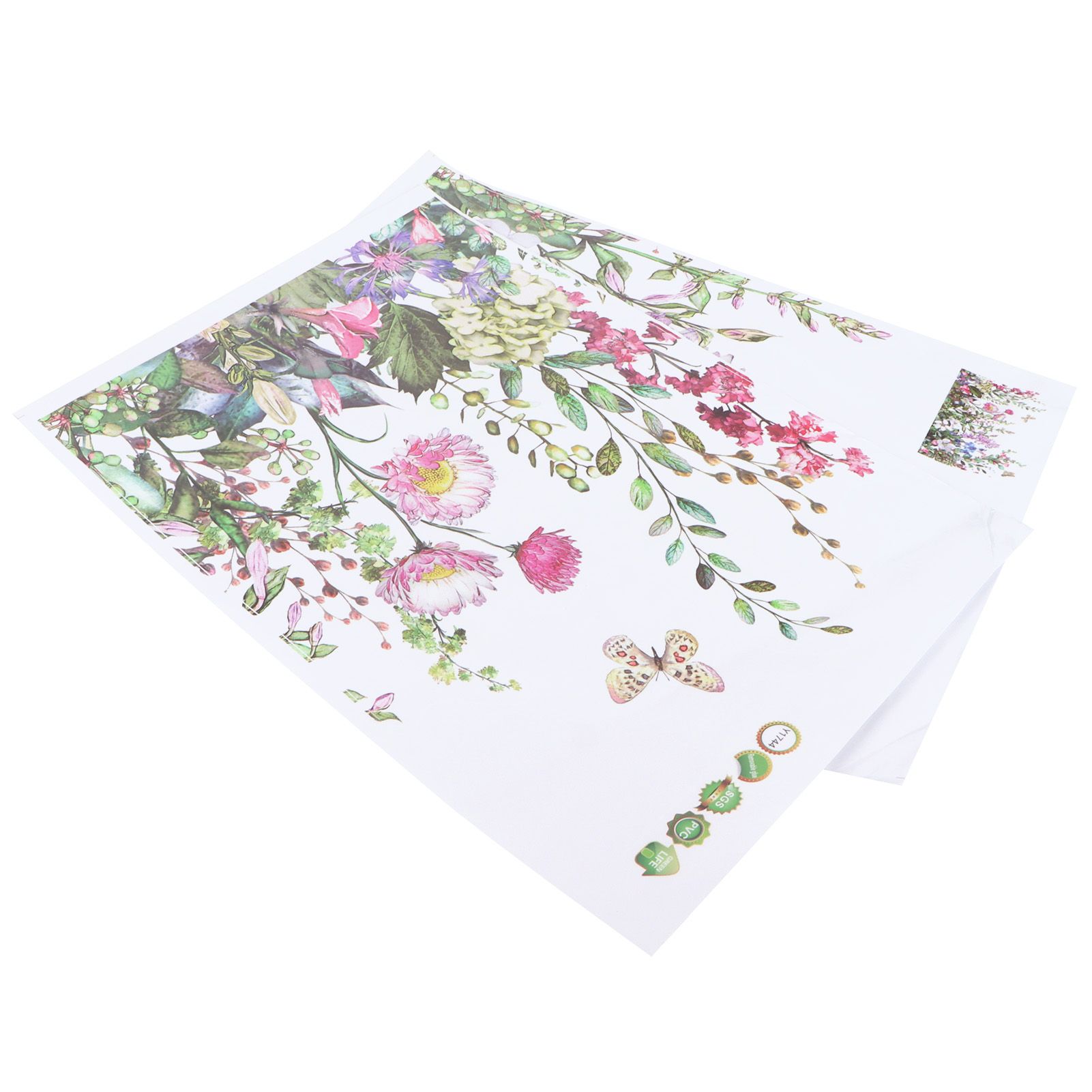 DIY Wall Stickers Plant Flowers Pattern Art Decals Bedroom Living Room view 5
