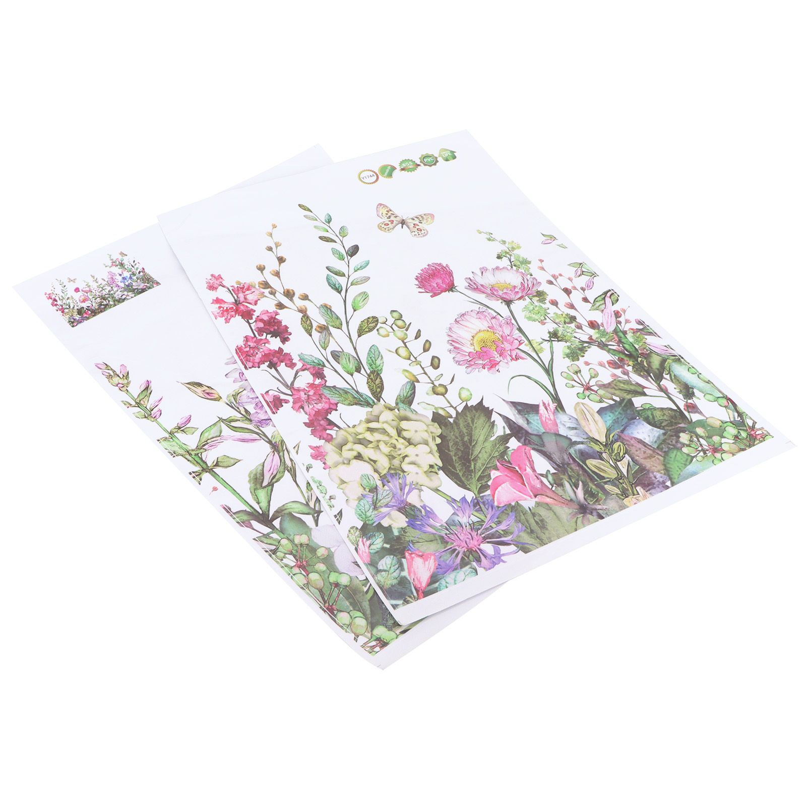 DIY Wall Stickers Plant Flowers Pattern Art Decals Bedroom Living Room view 9
