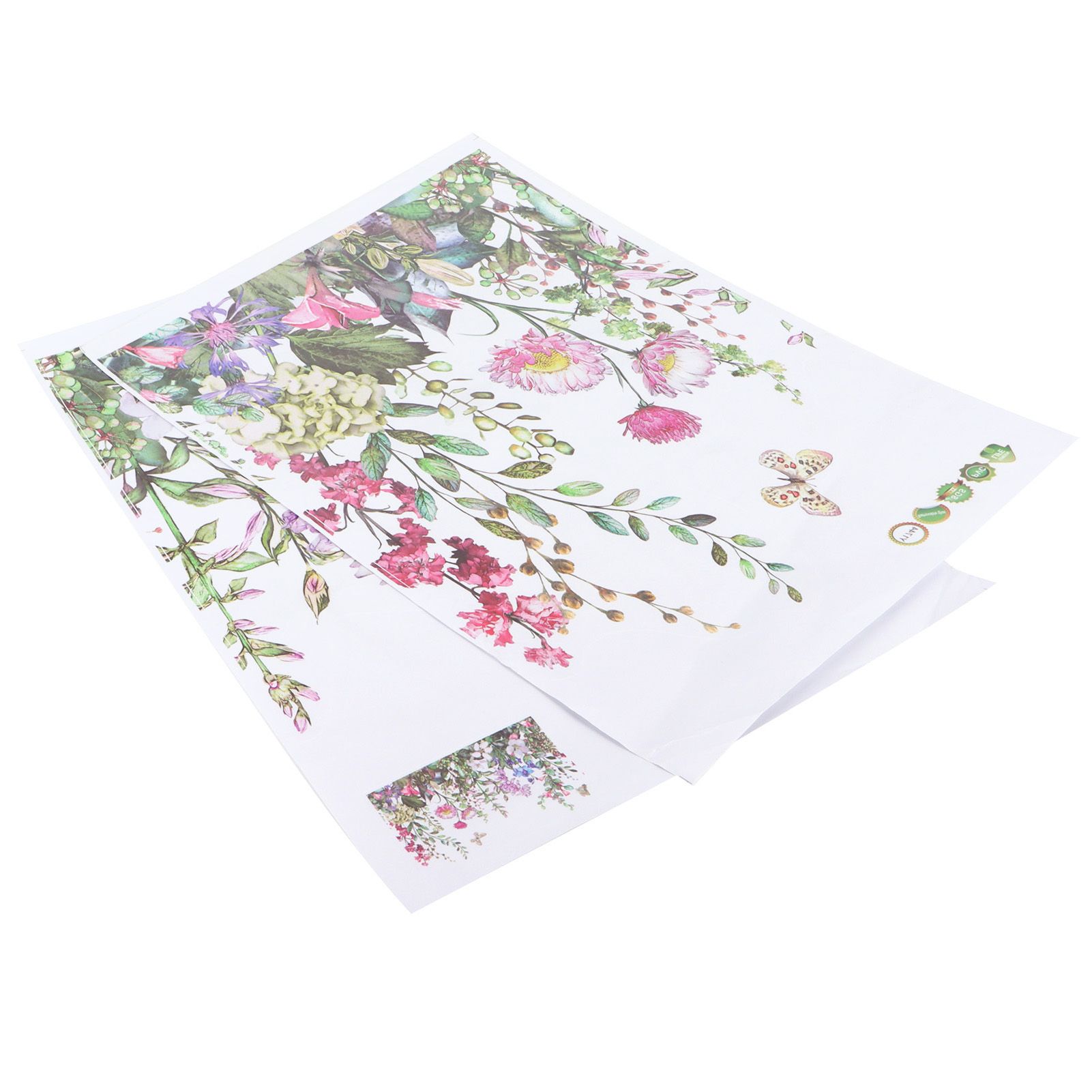 DIY Wall Stickers Plant Flowers Pattern Art Decals Bedroom Living Room view 10