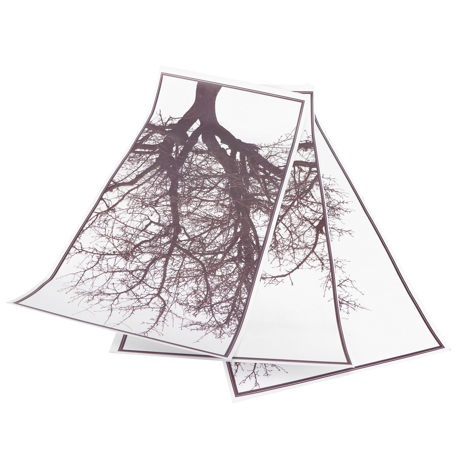 Decorative Stickers Nordic Style Gray Tree Wall Art Decals Home Background view 6