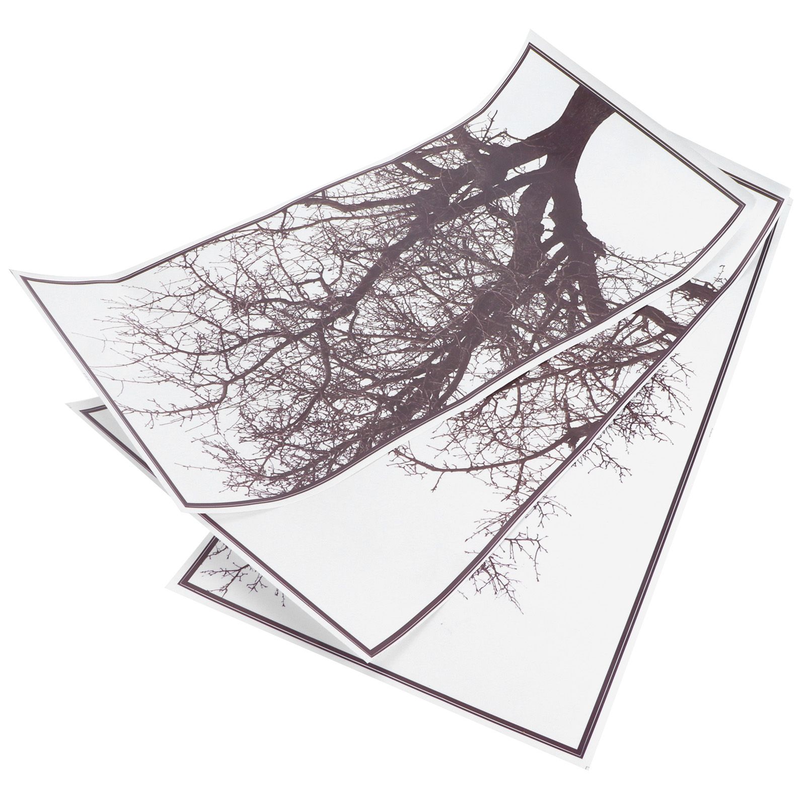 Decorative Stickers Nordic Style Gray Tree Wall Art Decals Home Background view 7