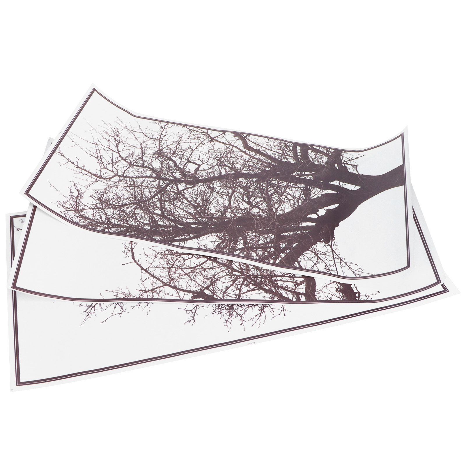 Decorative Stickers Nordic Style Gray Tree Wall Art Decals Home Background view 8