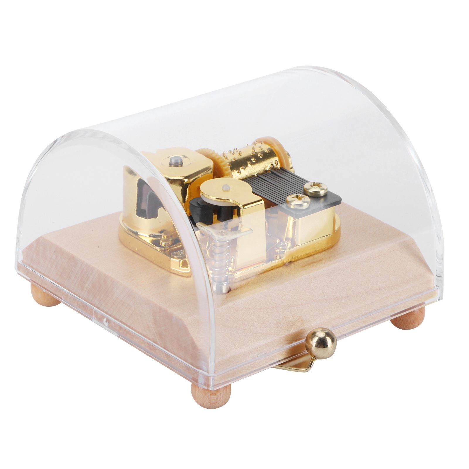 Music Box Musical Box Craft DIY Art Craft Ornament Decoration for Holiday view 3