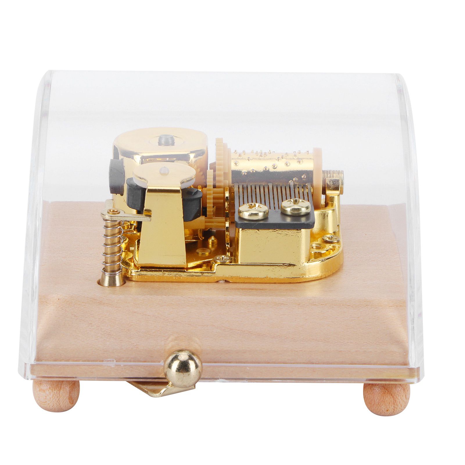 Music Box Musical Box Craft DIY Art Craft Ornament Decoration for Holiday view 2