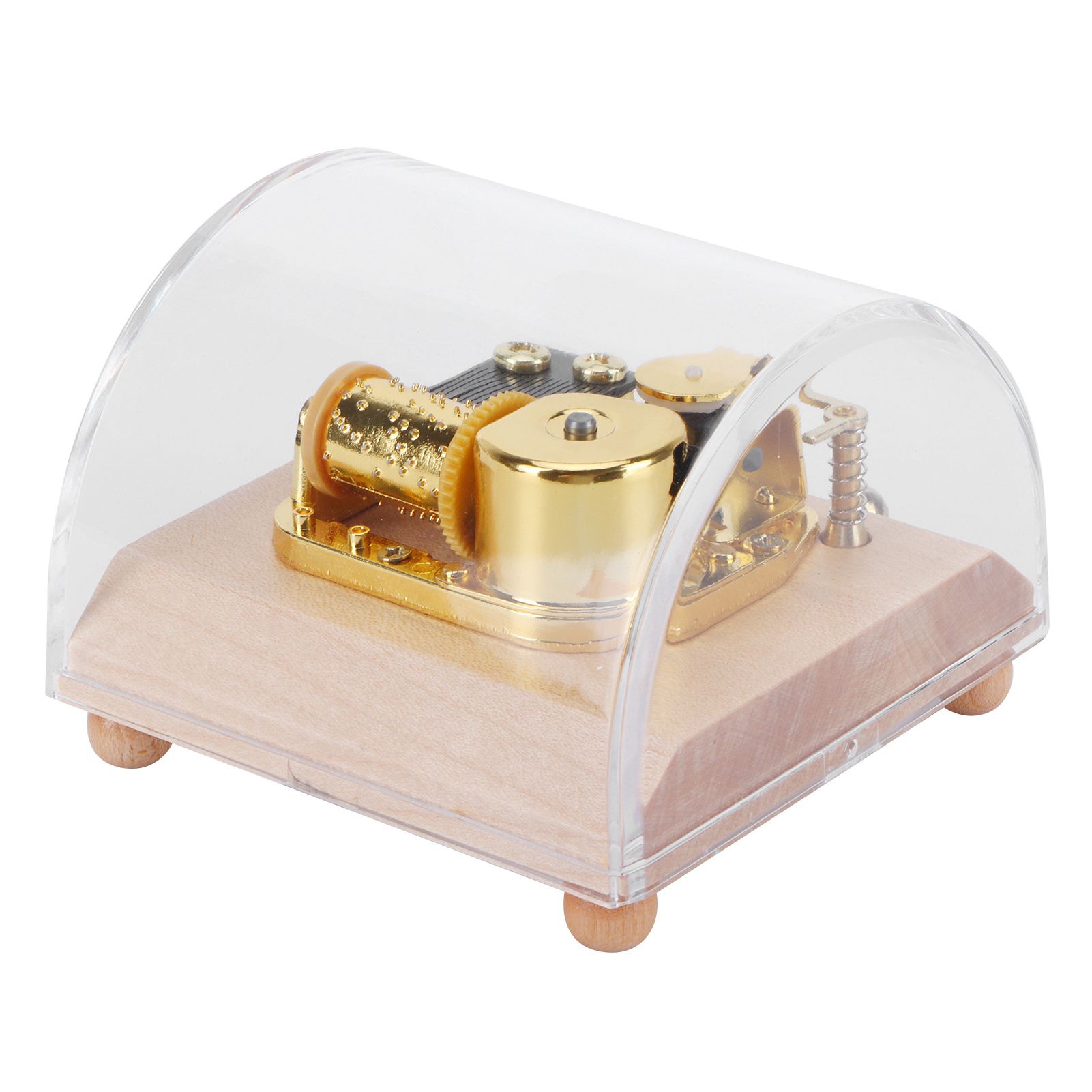 Music Box Musical Box Craft DIY Art Craft Ornament Decoration for Holiday view 4