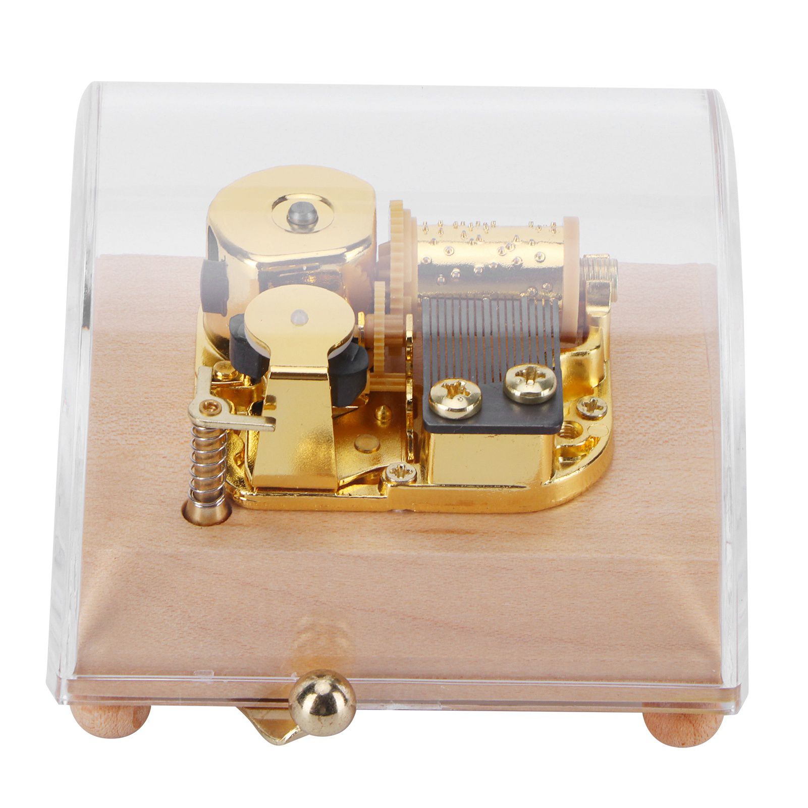 Music Box Musical Box Craft DIY Art Craft Ornament Decoration for Holiday view 10