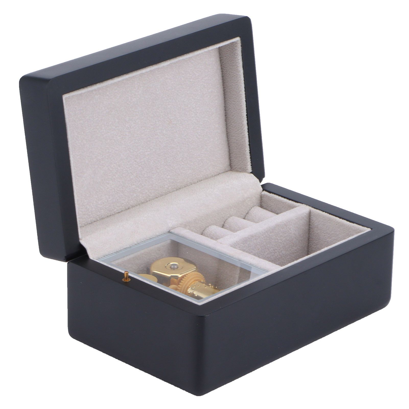 Music Box Innovative Wooden Jewelry Storage Musical Box Desktop Ornament