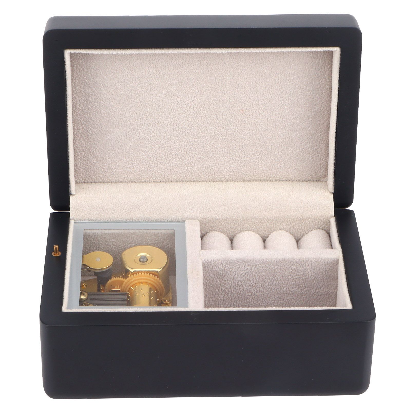 Music Box Innovative Wooden Jewelry Storage Musical Box Desktop Ornament view 2