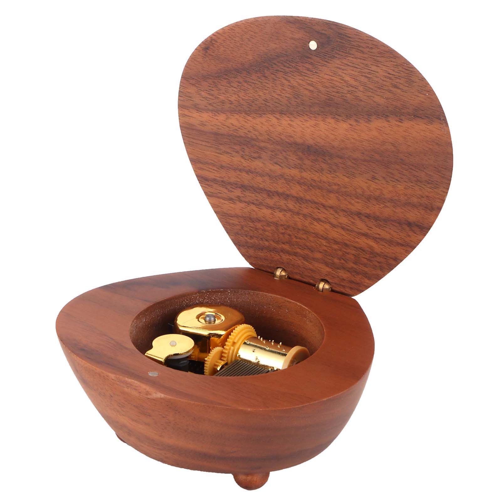 Music Box Wooden Musical Box Tabletop Decoration Gift for Birthday Girlfriend