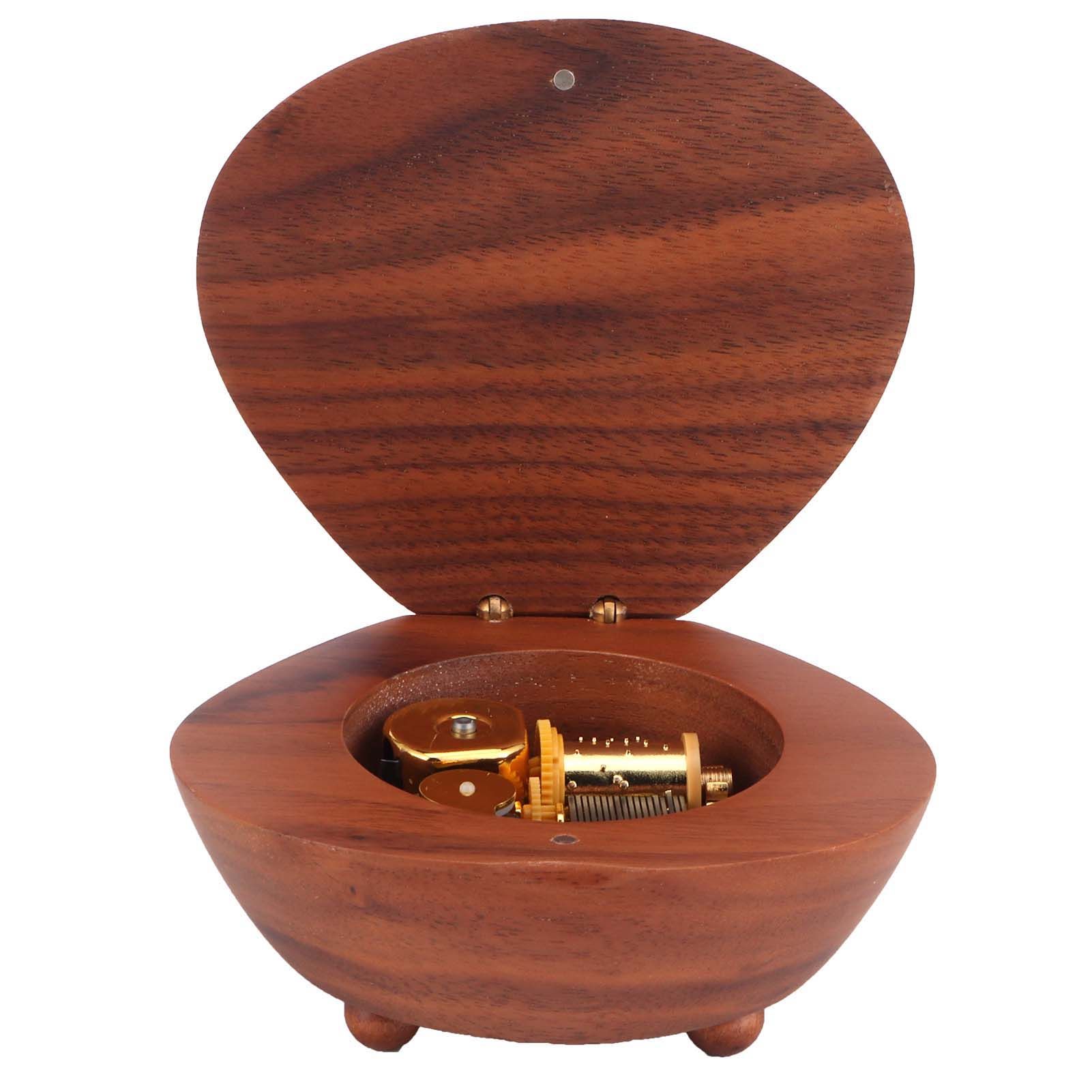 Music Box Wooden Musical Box Tabletop Decoration Gift for Birthday Girlfriend view 2