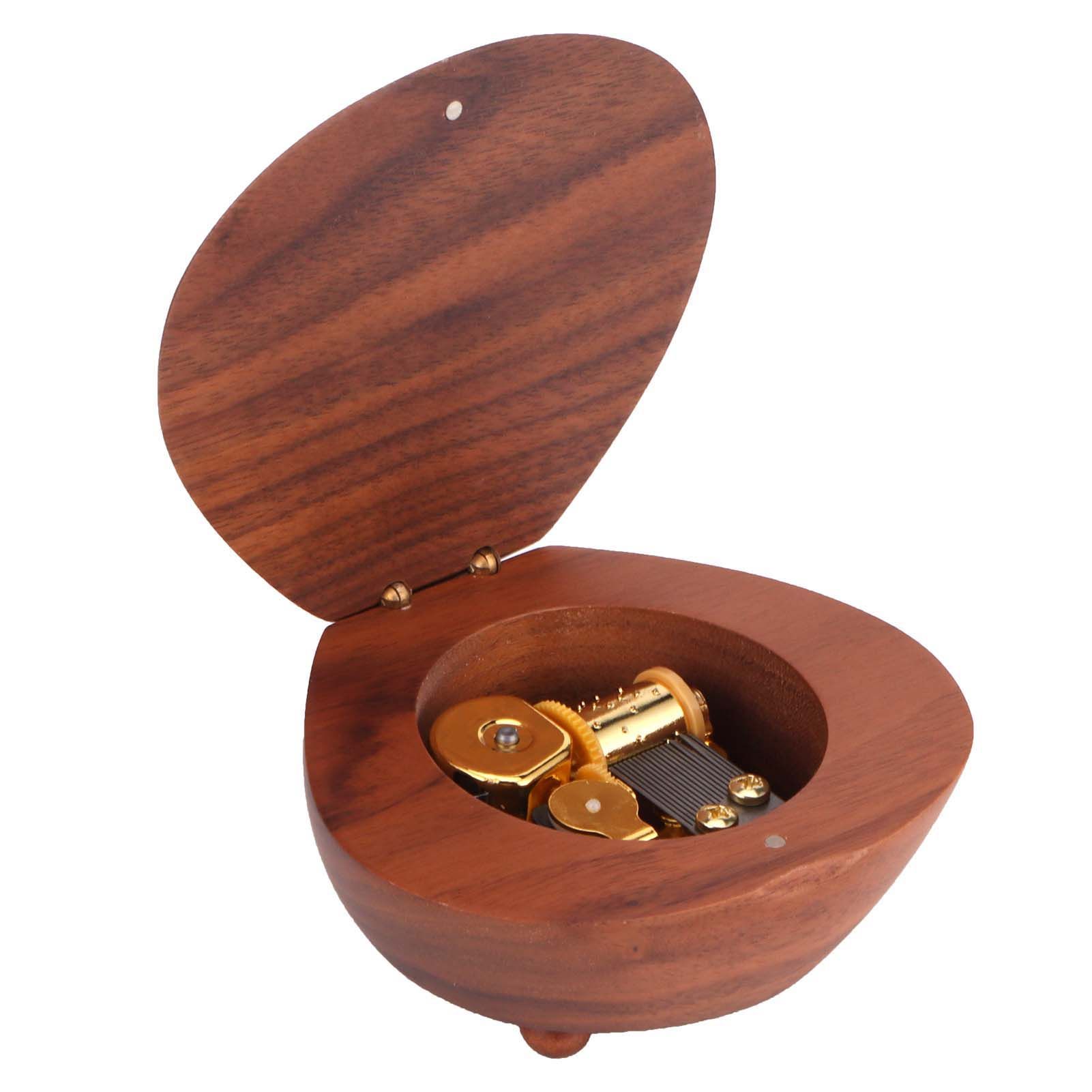 Music Box Wooden Musical Box Tabletop Decoration Gift for Birthday Girlfriend view 3