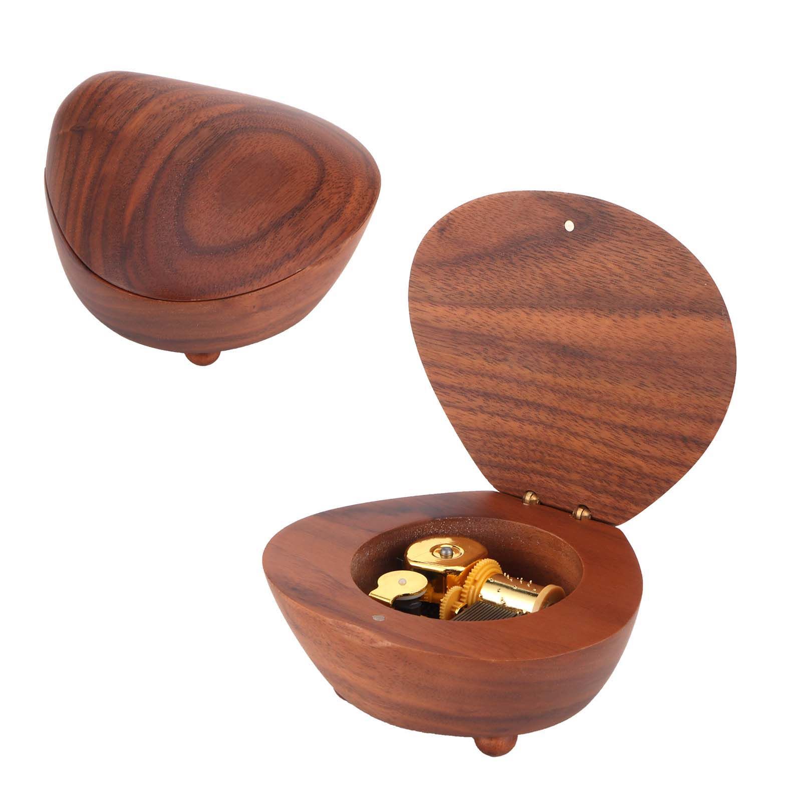 Music Box Wooden Musical Box Tabletop Decoration Gift for Birthday Girlfriend view 5