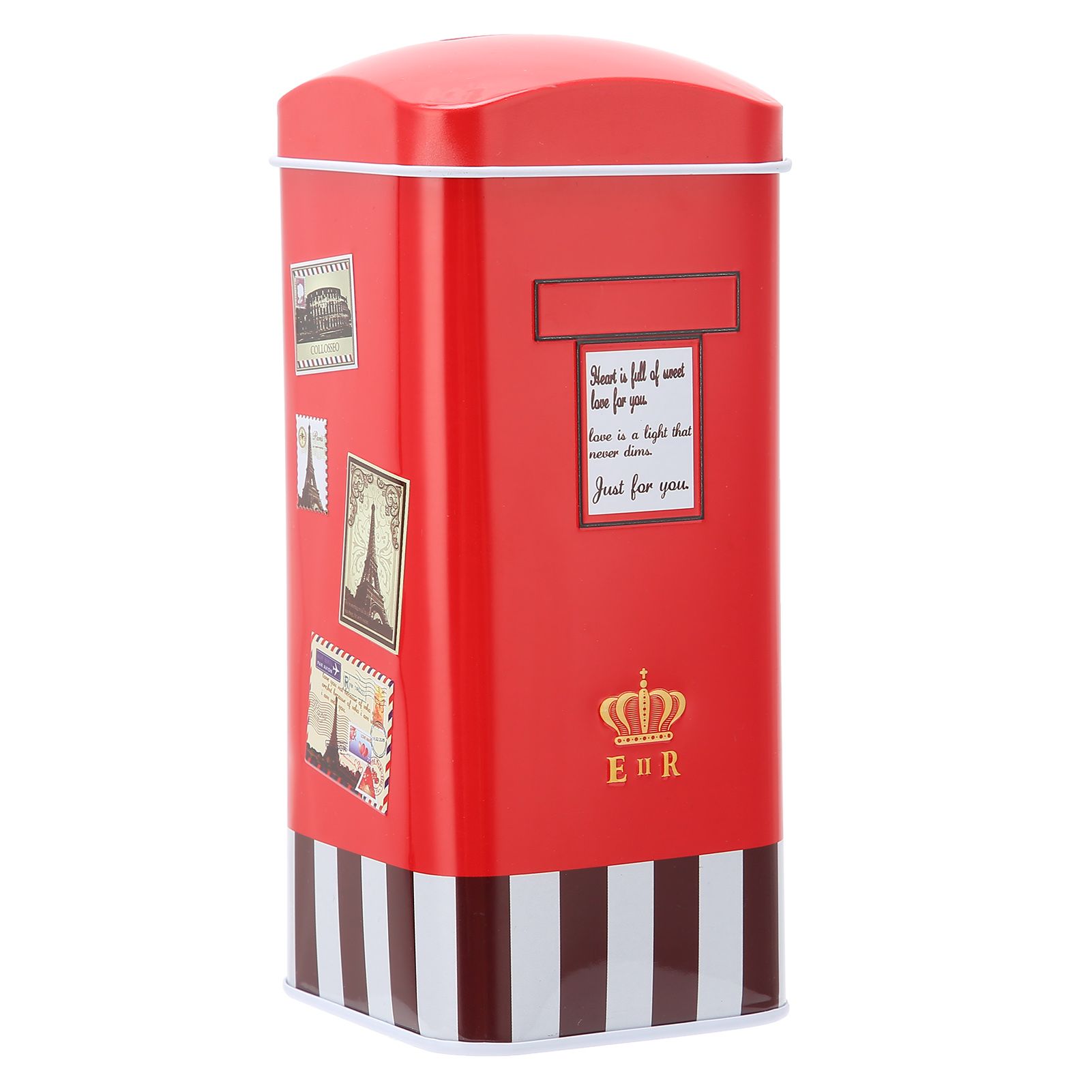 Mailbox Post Box Model Decor State Piggy Bank Money Saving Box Home Desk view 2