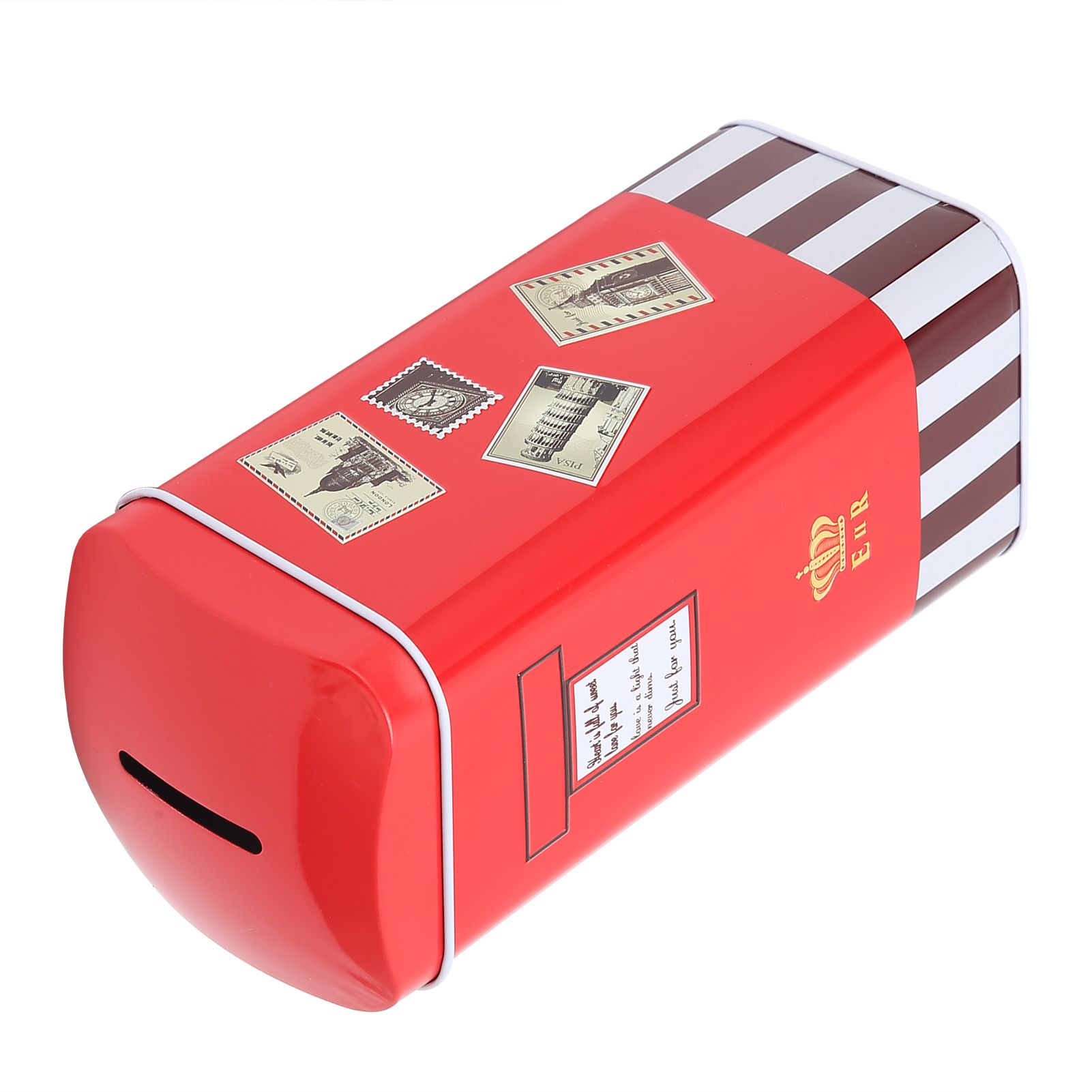Mailbox Post Box Model Decor State Piggy Bank Money Saving Box Home Desk view 8