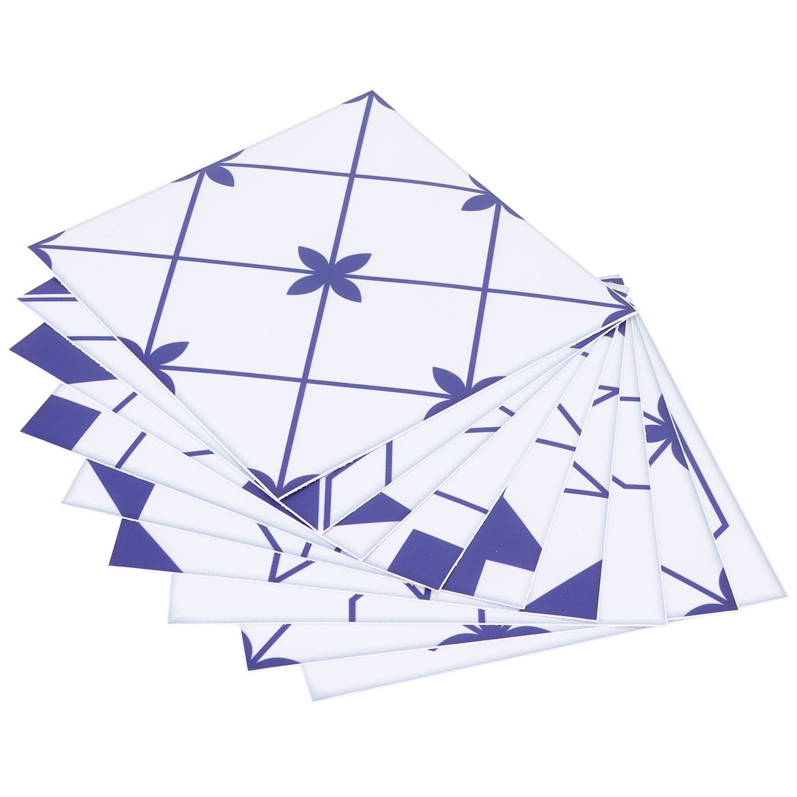 10Pcs DIY Tile Stickers Geometric Pattern Waterproof SelfAdhesive Wall Decals view 6