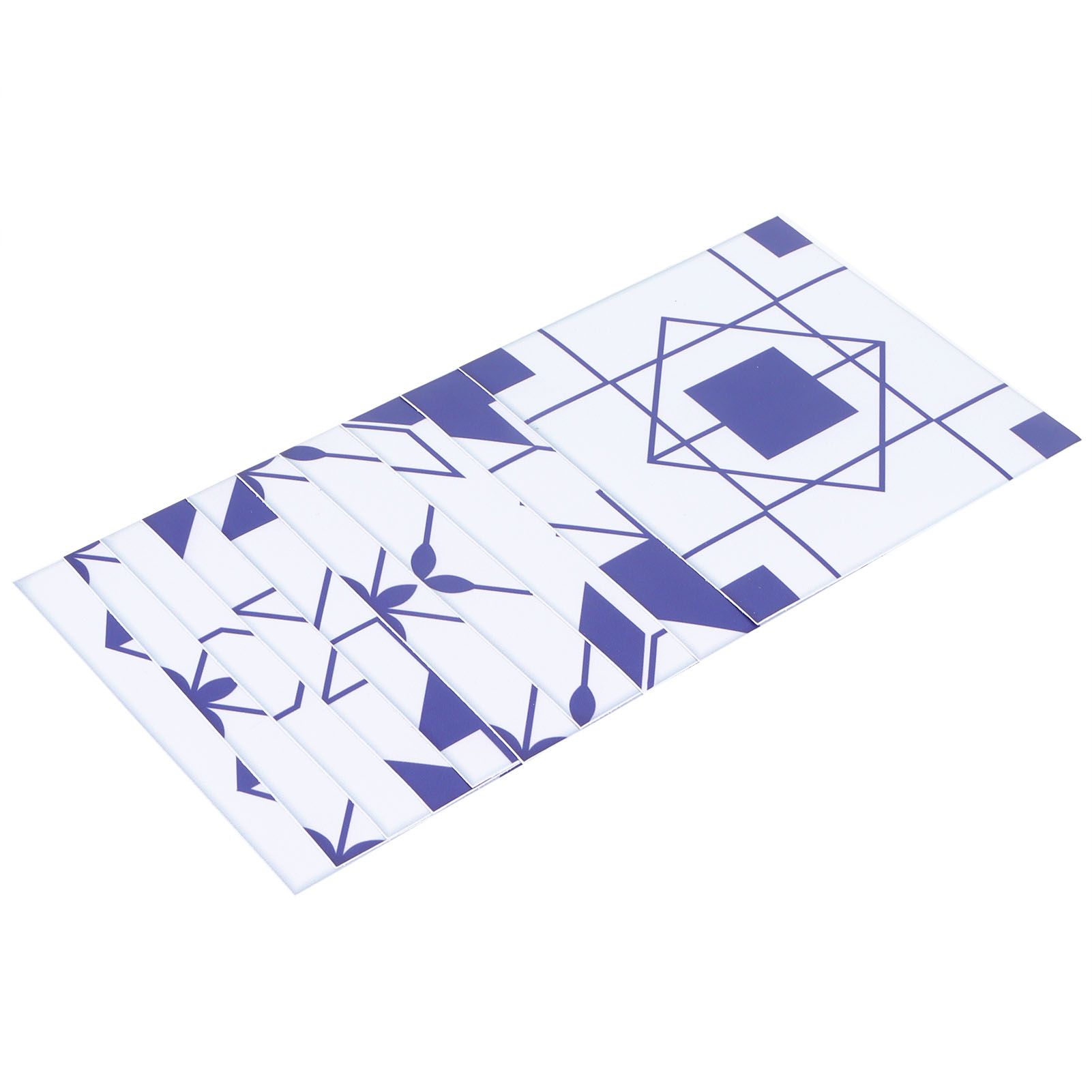 10Pcs DIY Tile Stickers Geometric Pattern Waterproof SelfAdhesive Wall Decals view 8