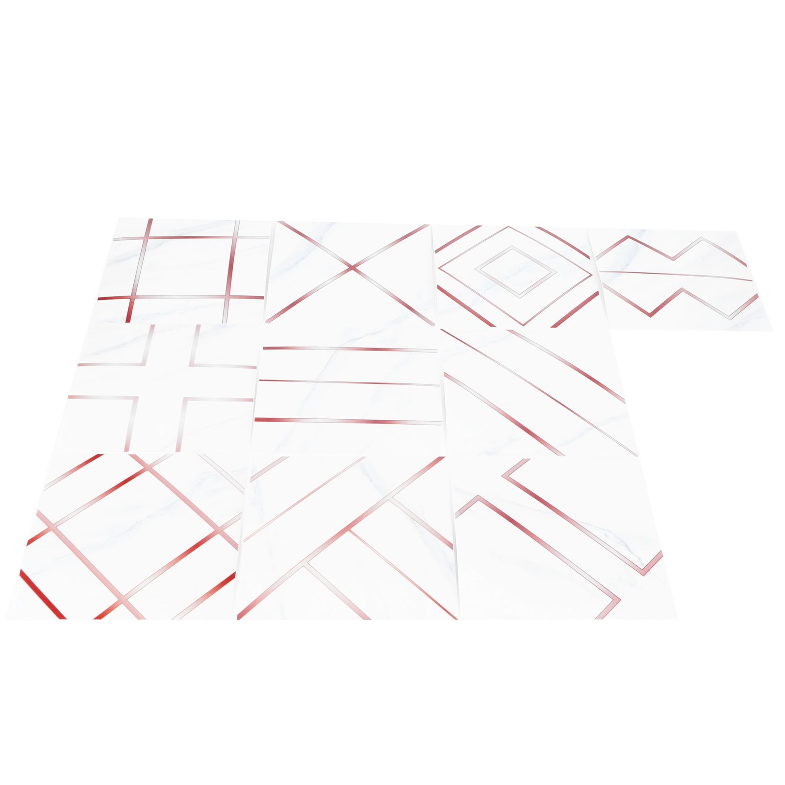 10PCS Kitchen Tile Stickers Waterproof Oil Proof Self Adhesive 3 Dimensional view 7
