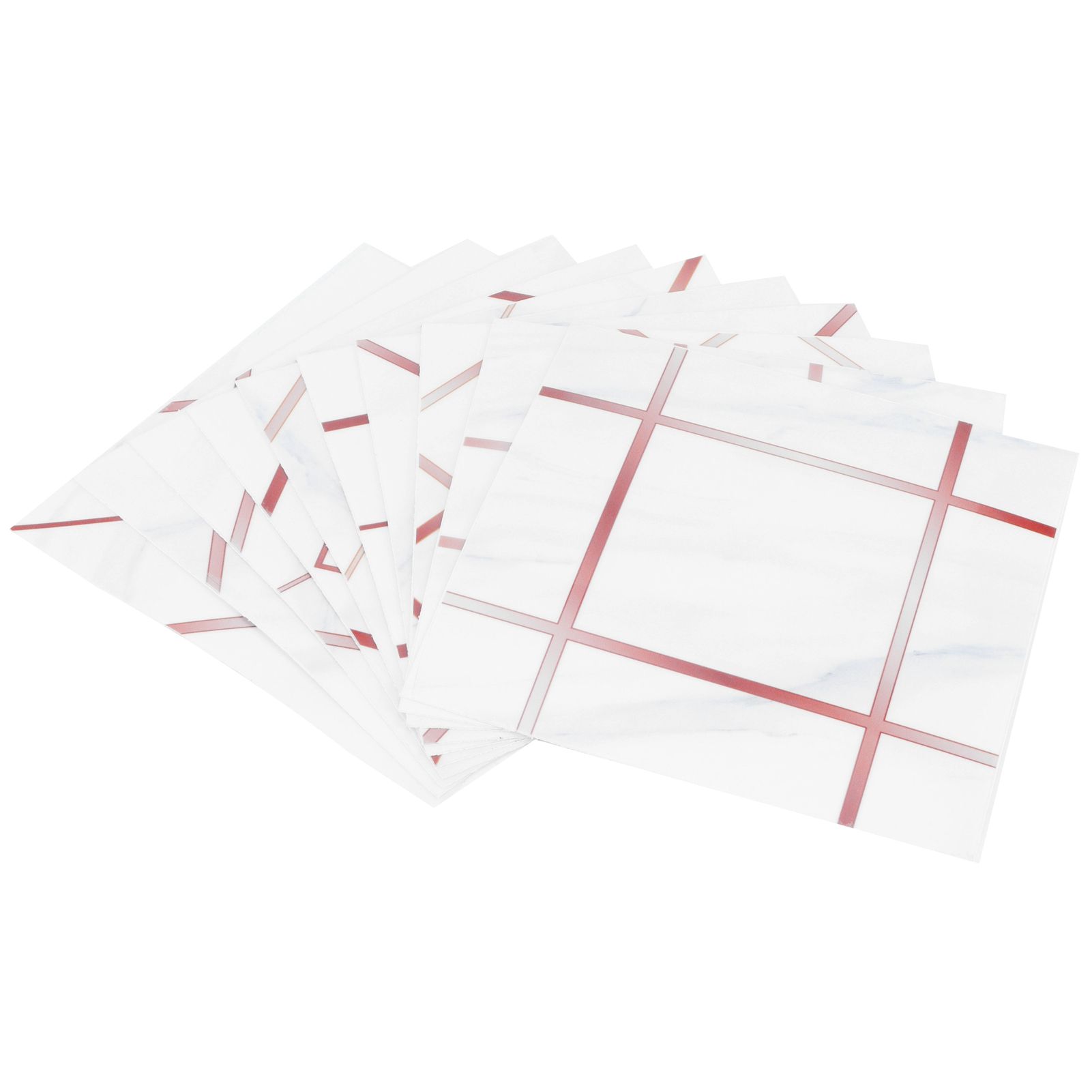 10PCS Kitchen Tile Stickers Waterproof Oil Proof Self Adhesive 3 Dimensional view 9