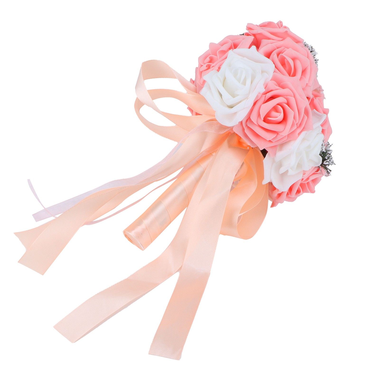 Bridal Bouquet PE Artificial Flowers Bunch for Wedding Stage Office Home view 4