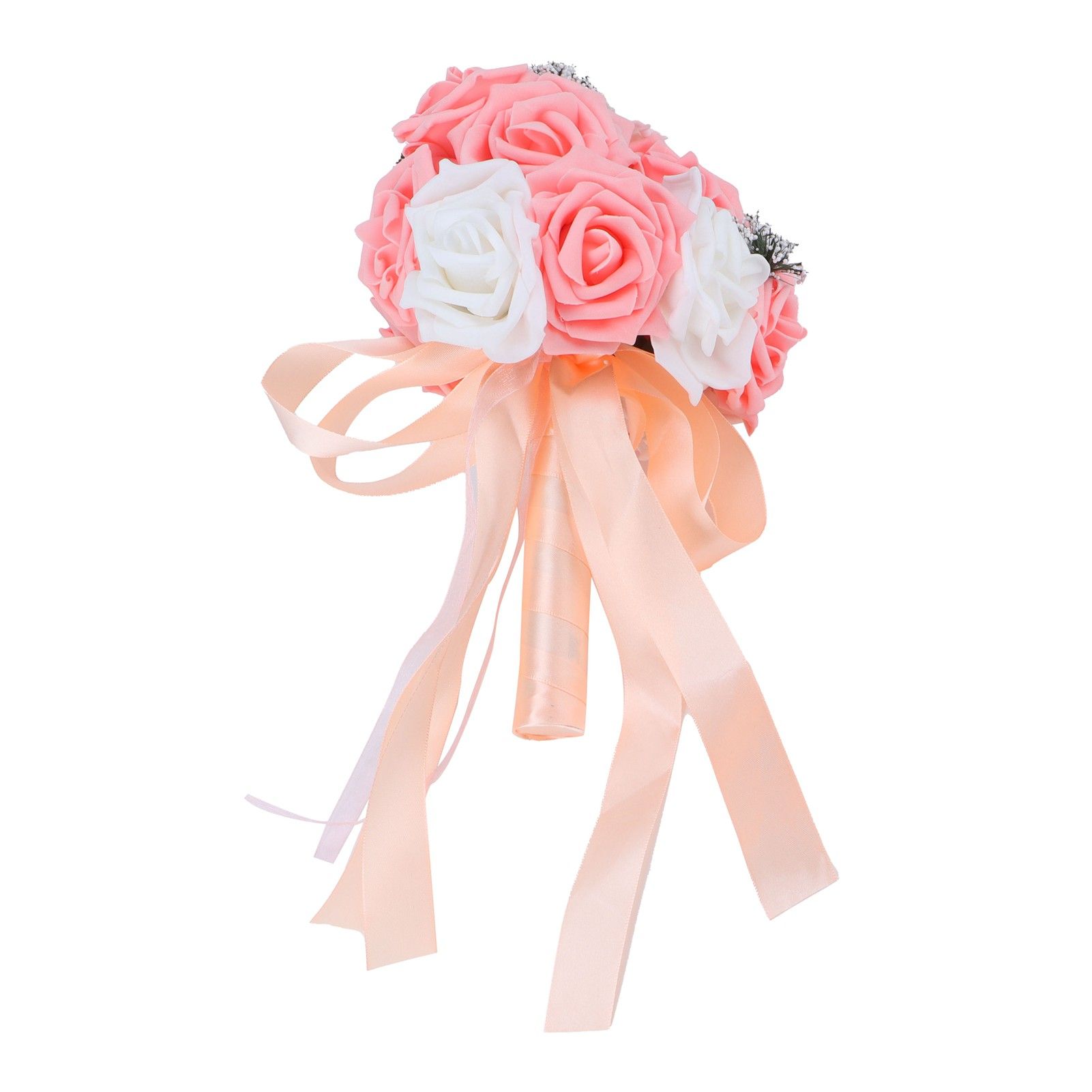 Bridal Bouquet PE Artificial Flowers Bunch for Wedding Stage Office Home view 10