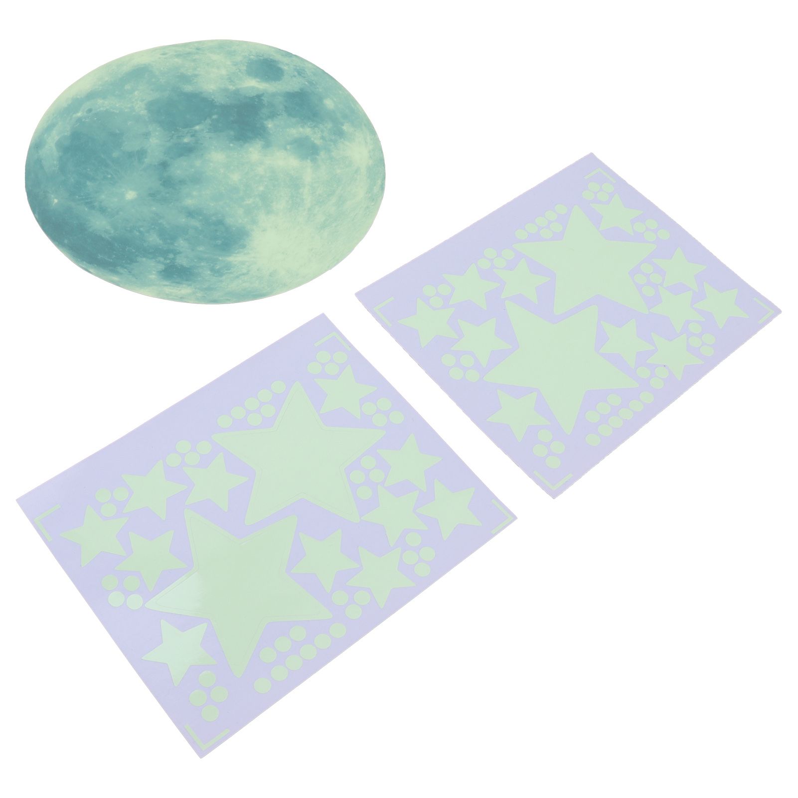 Planet Star Wall Stickers Luminous Wall Decals for Kids Room Baby Nursery Home