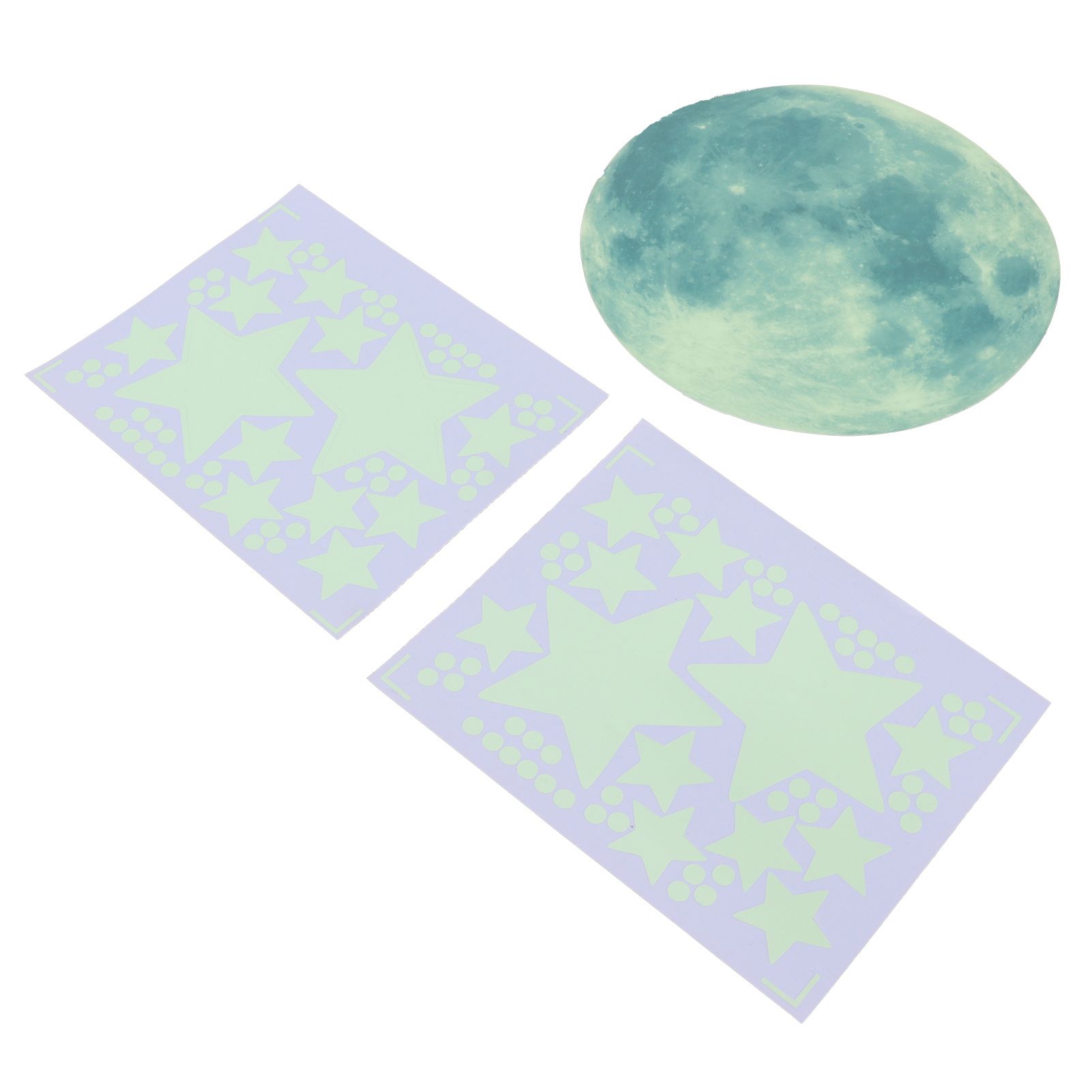 Planet Star Wall Stickers Luminous Wall Decals for Kids Room Baby Nursery Home view 3