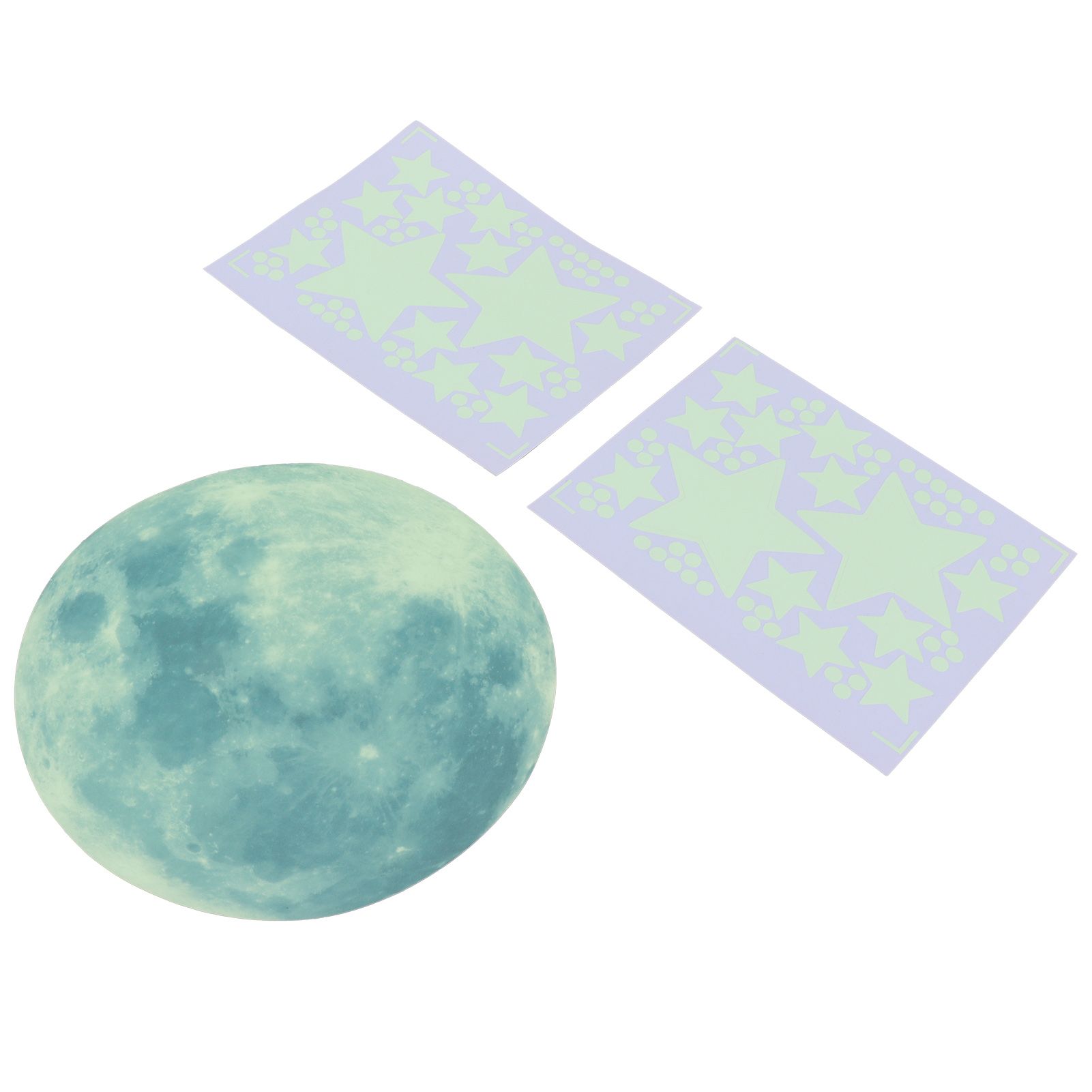 Planet Star Wall Stickers Luminous Wall Decals for Kids Room Baby Nursery Home view 4