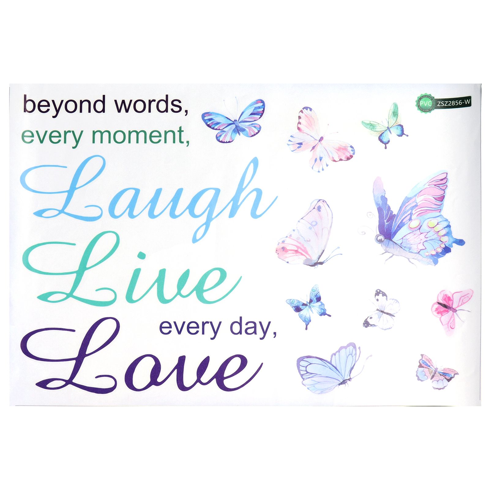 SelfAdhesive Wall Sticker PVC Wall Decal for Living Room Bedroom Study Restaurant view 2