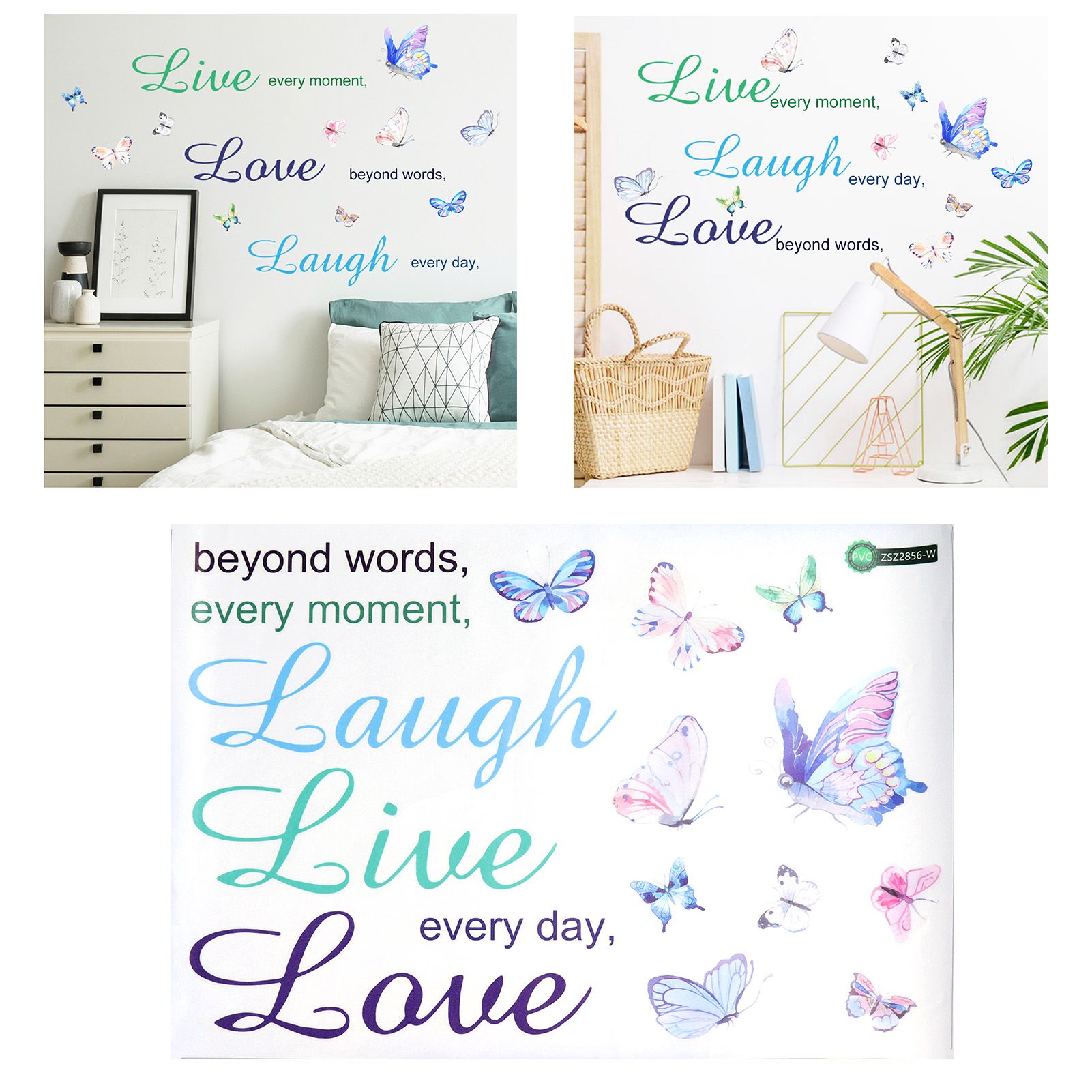 SelfAdhesive Wall Sticker PVC Wall Decal for Living Room Bedroom Study Restaurant view 12