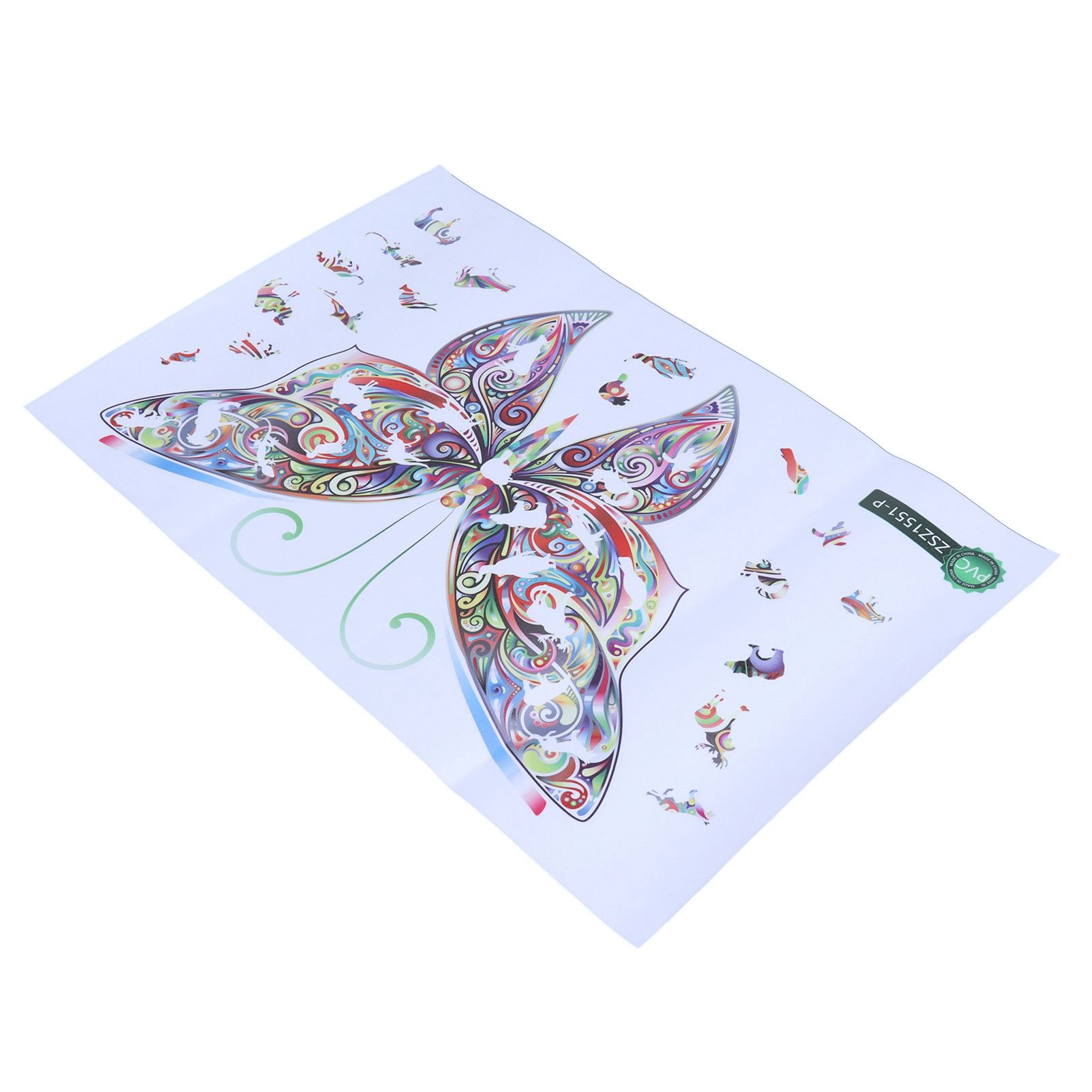 Colorful Animal Pattern Wall Decal Sticker DIY Butterflies Wall Art view 3