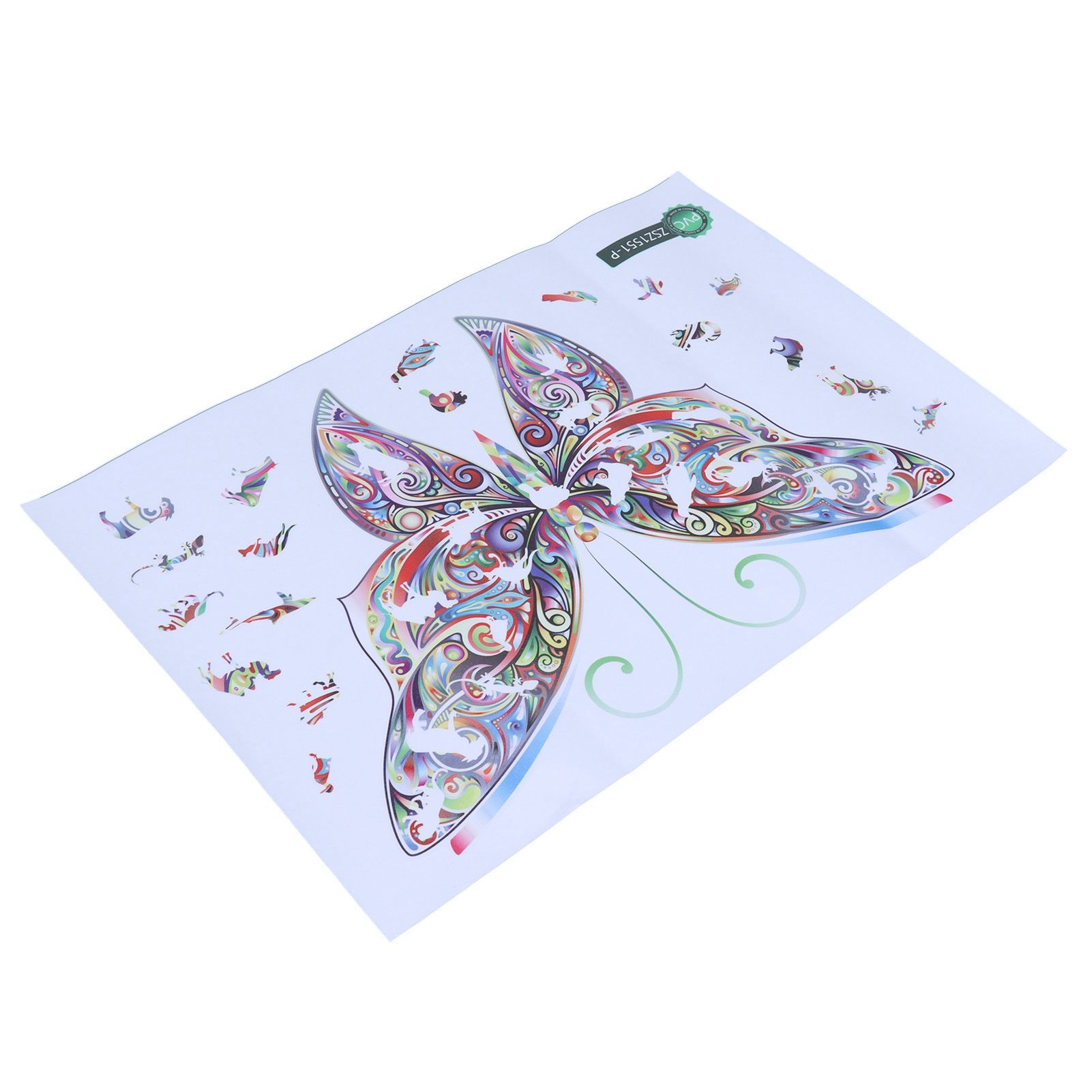 Colorful Animal Pattern Wall Decal Sticker DIY Butterflies Wall Art view 8