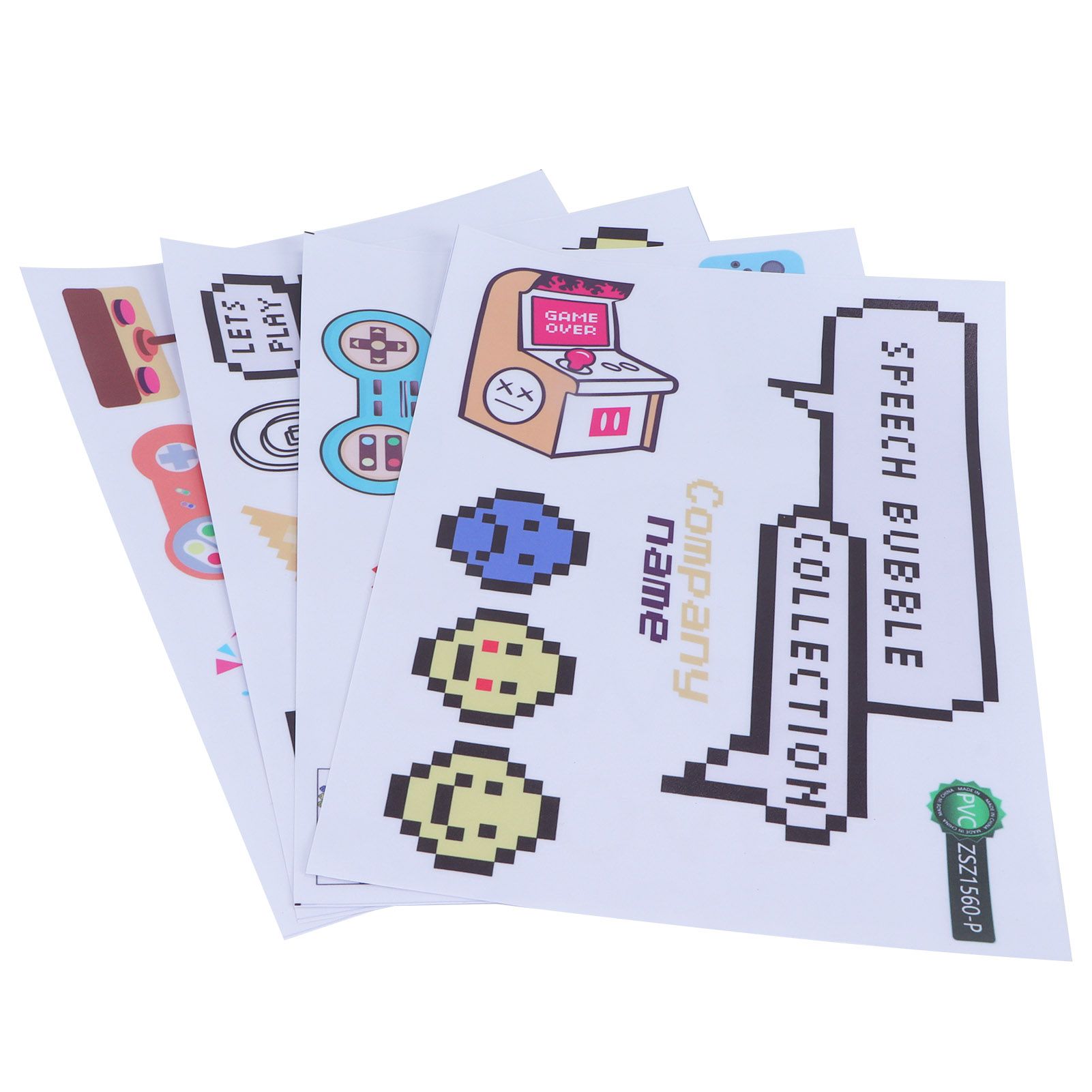 SelfAdhesive Decals PVC DIY Cartoon Game Wall Sticker Wallpaper for Bedroom — image 1