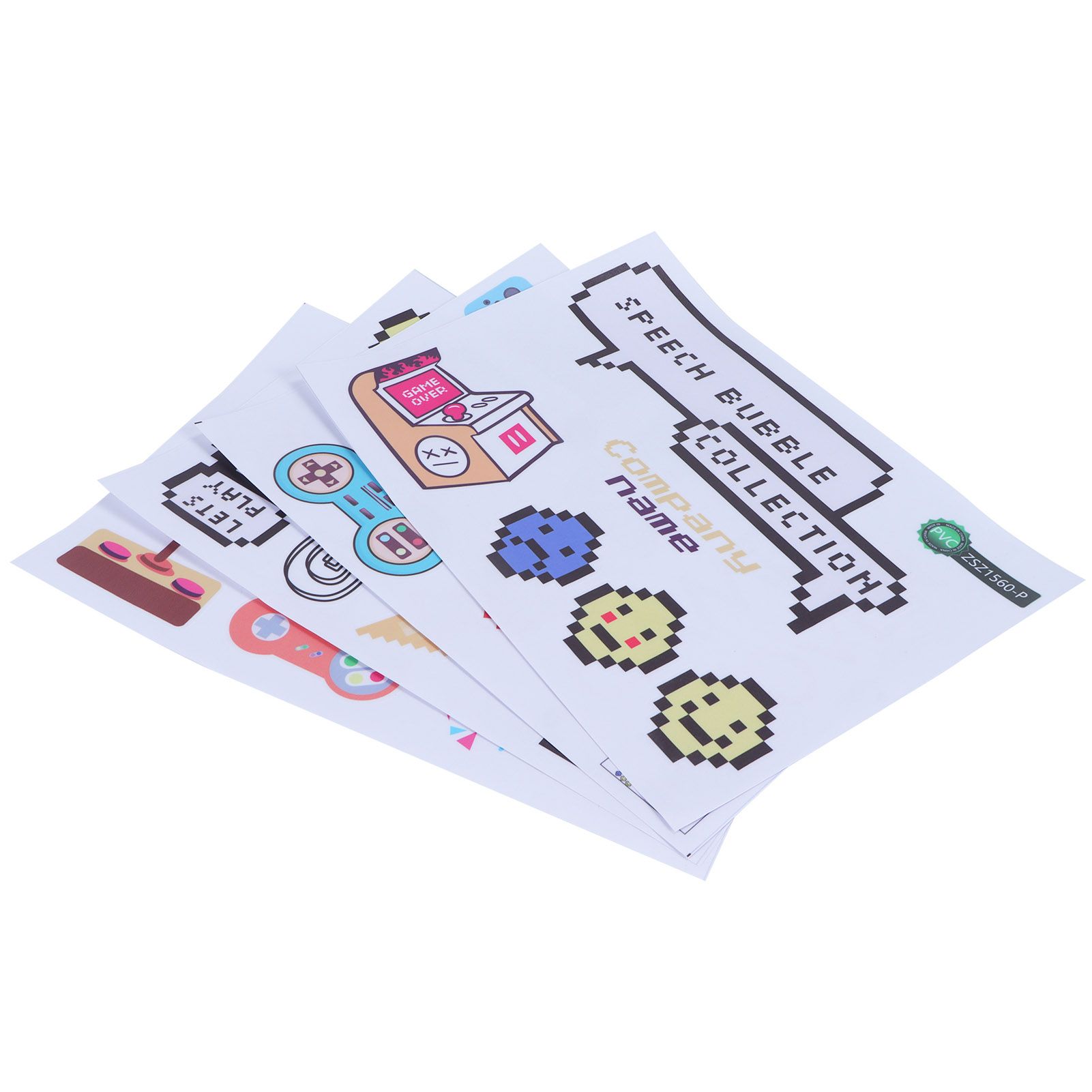 SelfAdhesive Decals PVC DIY Cartoon Game Wall Sticker Wallpaper for Bedroom view 3