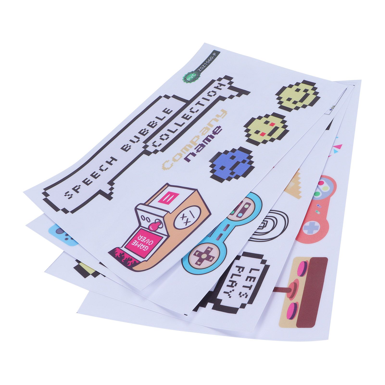 SelfAdhesive Decals PVC DIY Cartoon Game Wall Sticker Wallpaper for Bedroom view 6