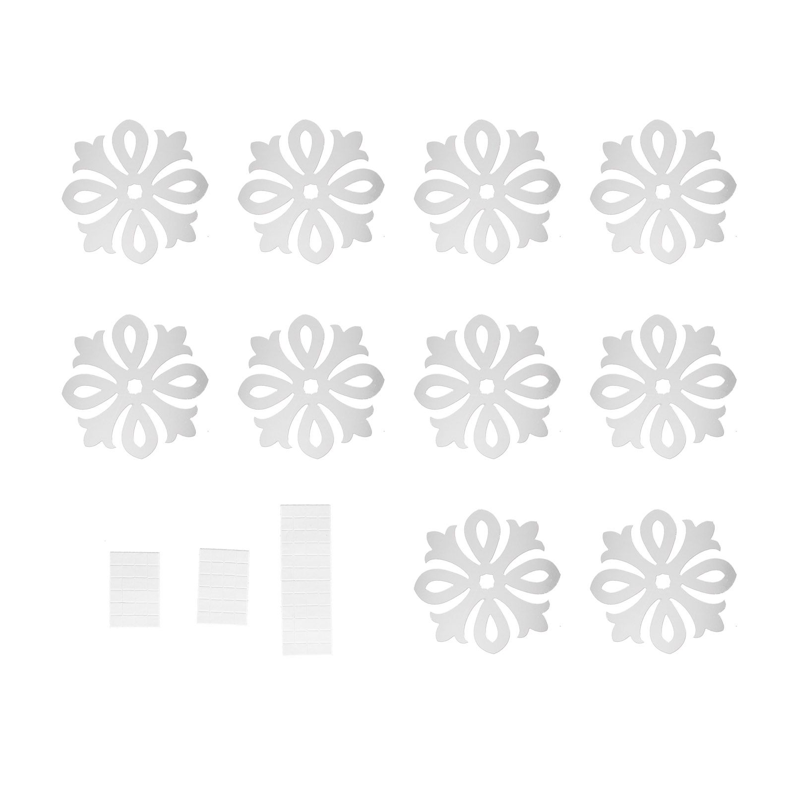 DIY Modern Ceiling Decal Mirror Wall Stickers for Living Room TV Background view 2